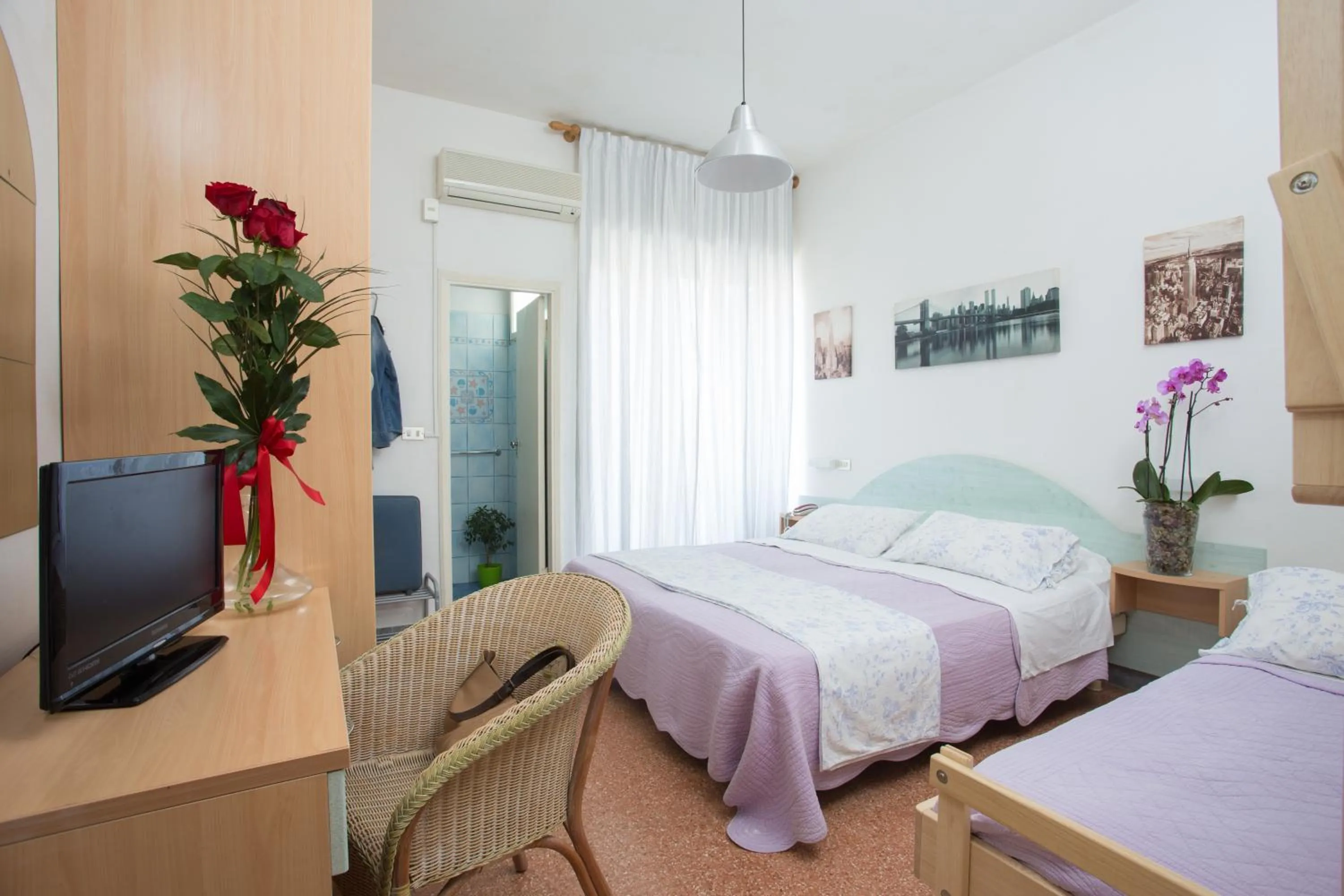 Bed in Hotel Gianlore