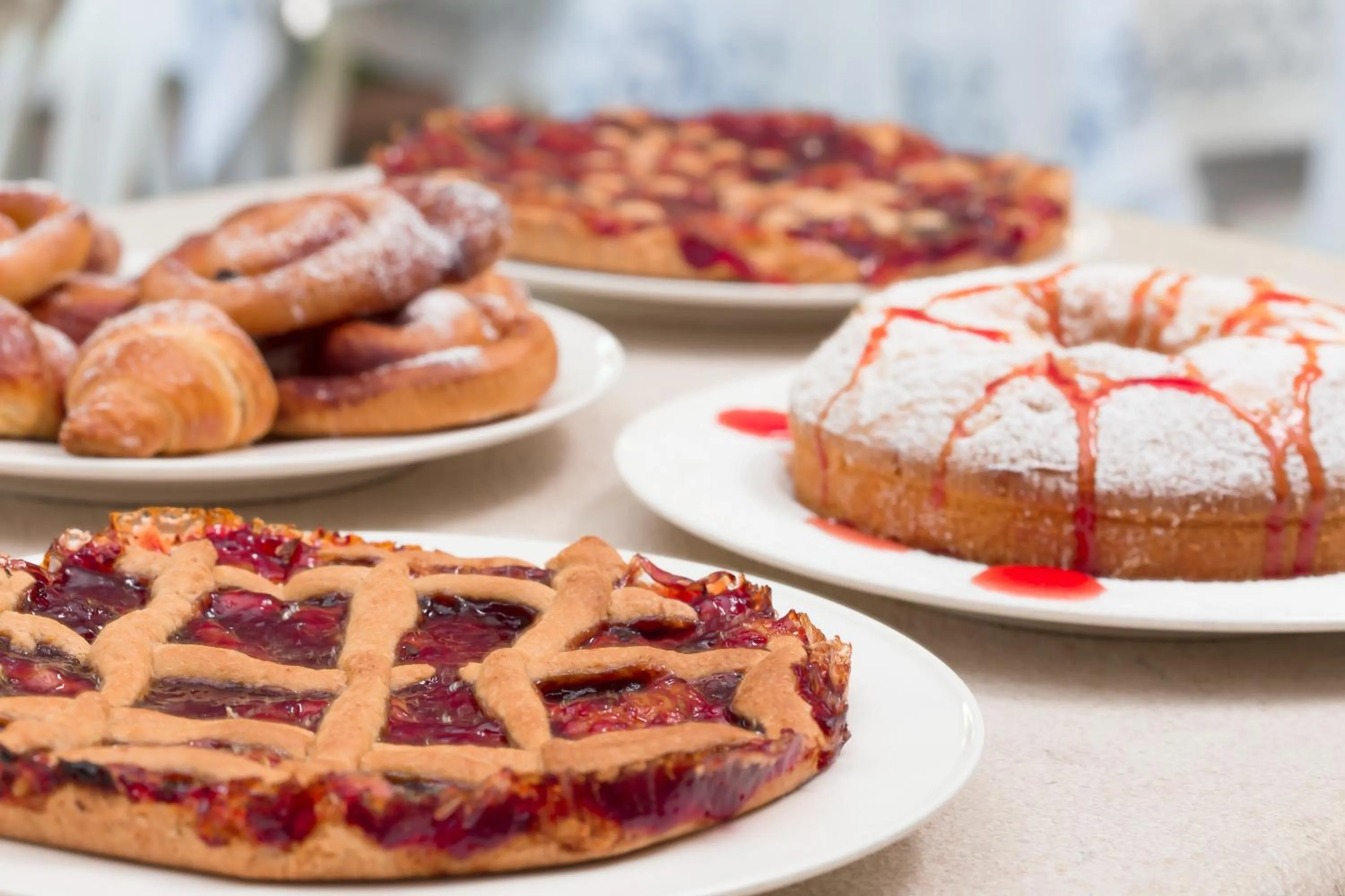 Buffet breakfast in Hotel Gianlore