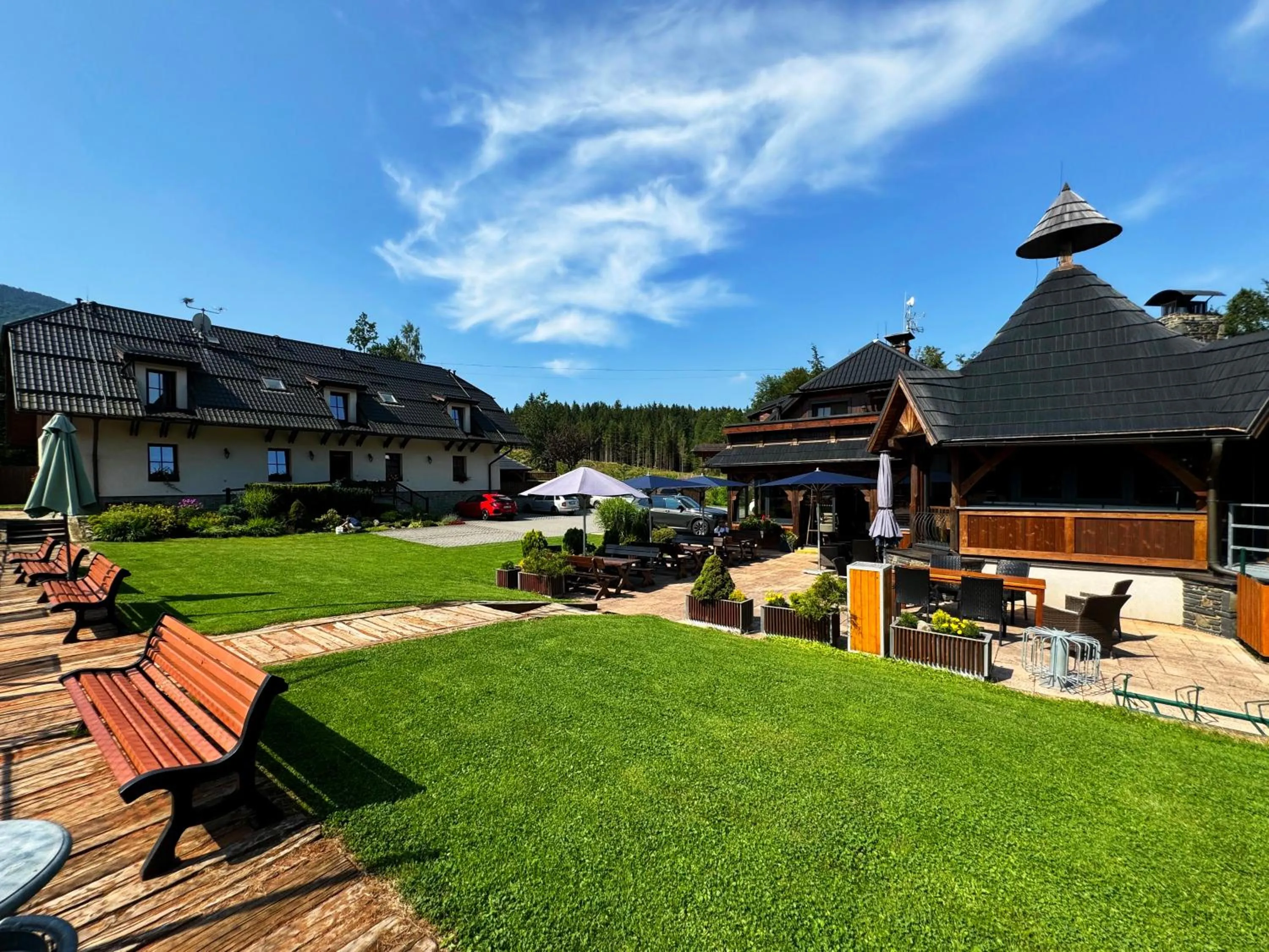 Property building in Hotel Na Dolině