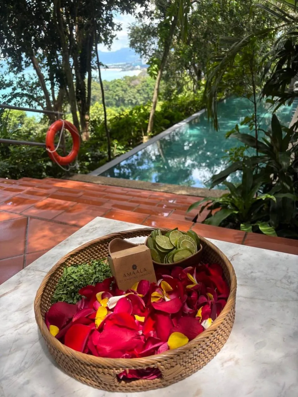 Pool view in Ambong Pool Villas - Private Pool