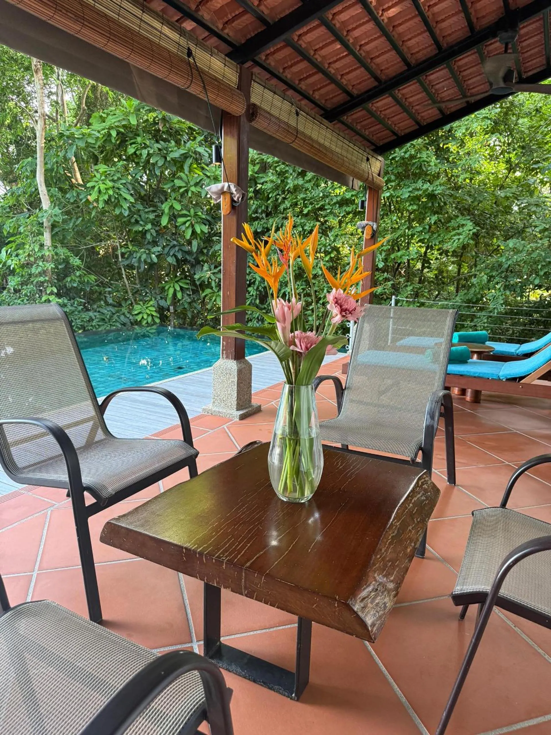 sunbed in Ambong Pool Villas - Private Pool