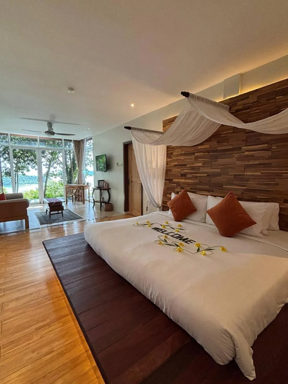 Living room, Bed in Ambong Pool Villas - Private Pool