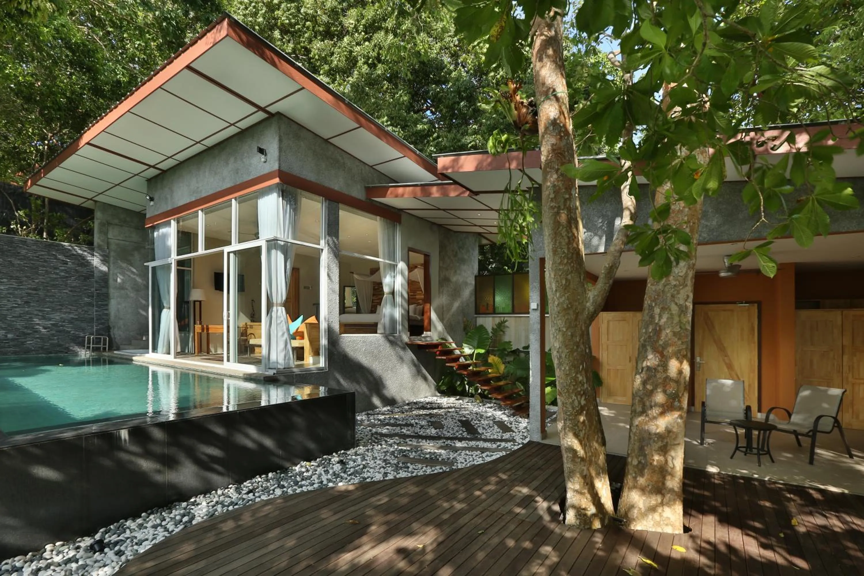 Patio in Ambong Pool Villas - Private Pool