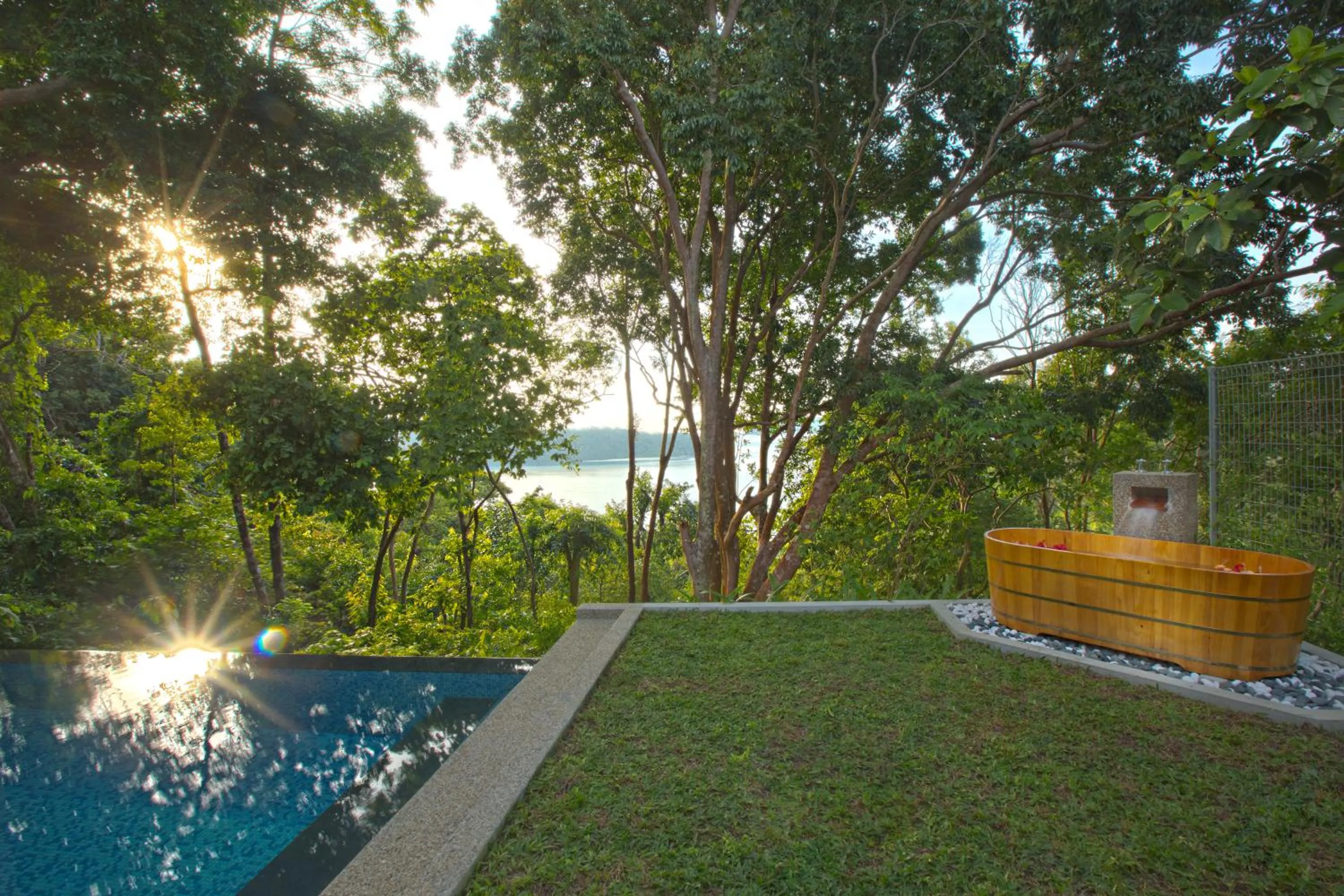 Patio in Ambong Pool Villas - Private Pool