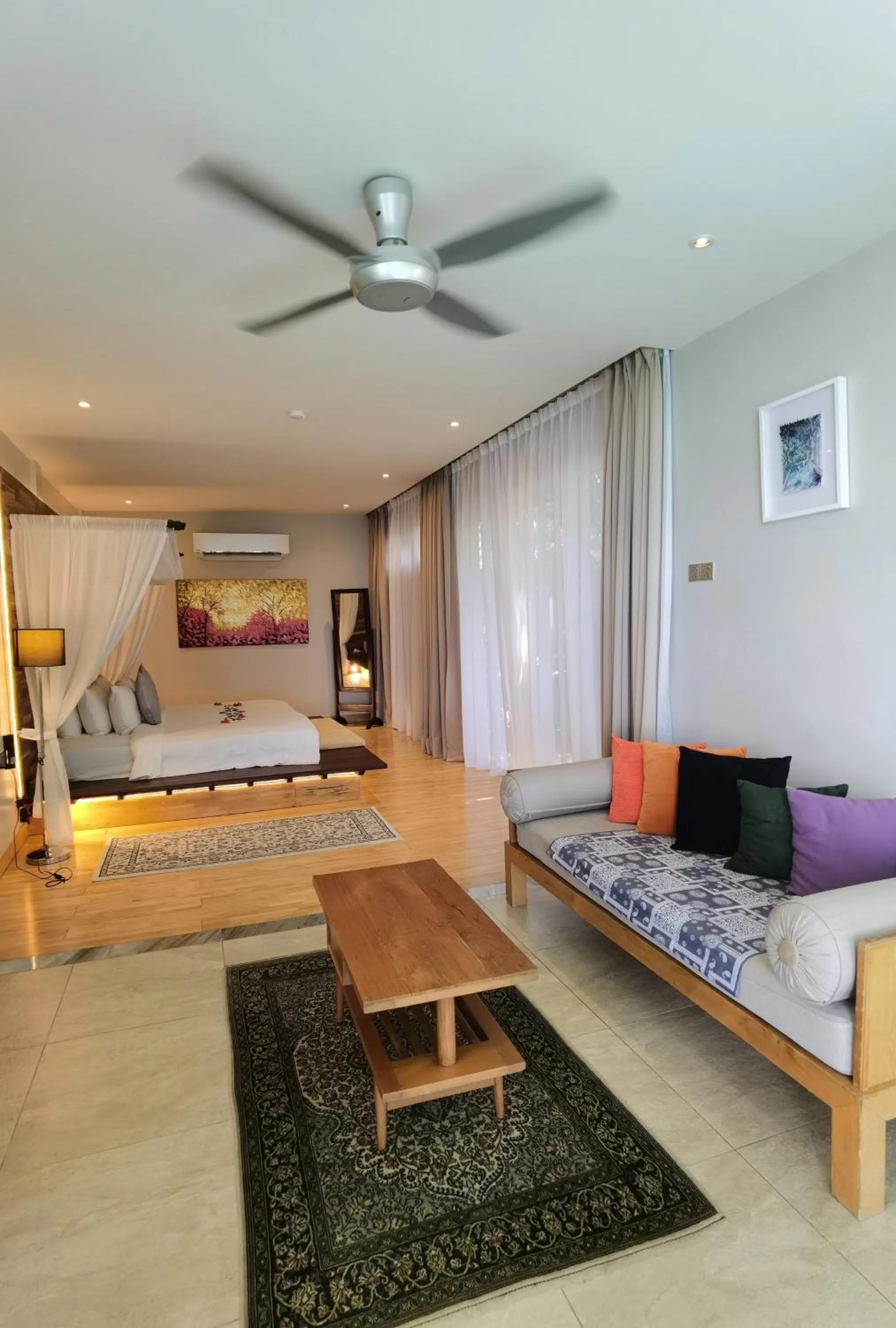 Living room, Bed in Ambong Pool Villas - Private Pool