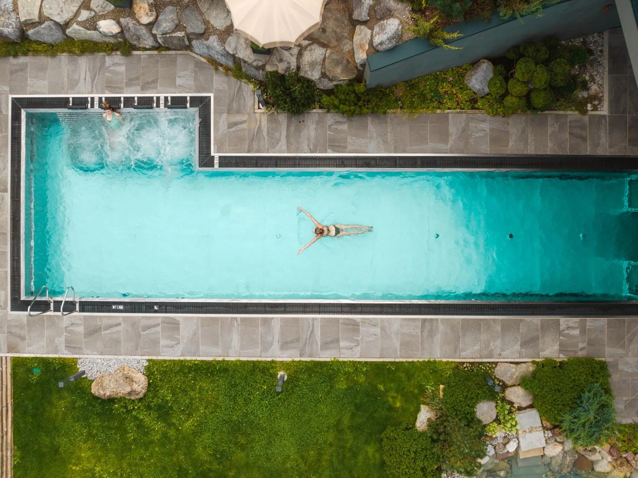 Bird's eye view in Hotel Riederalm