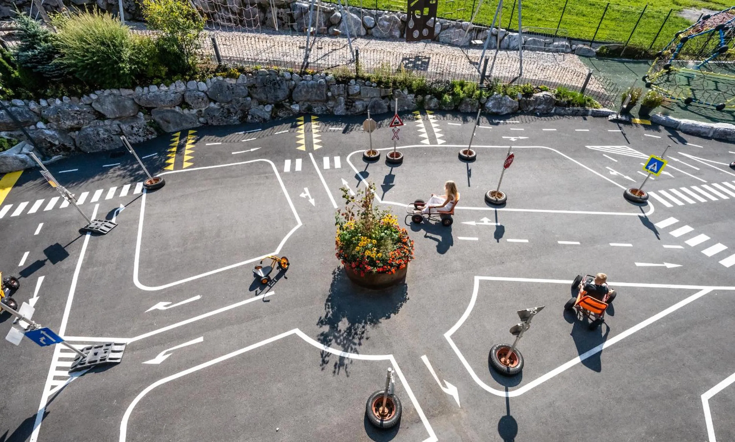Bird's eye view in Hotel Riederalm