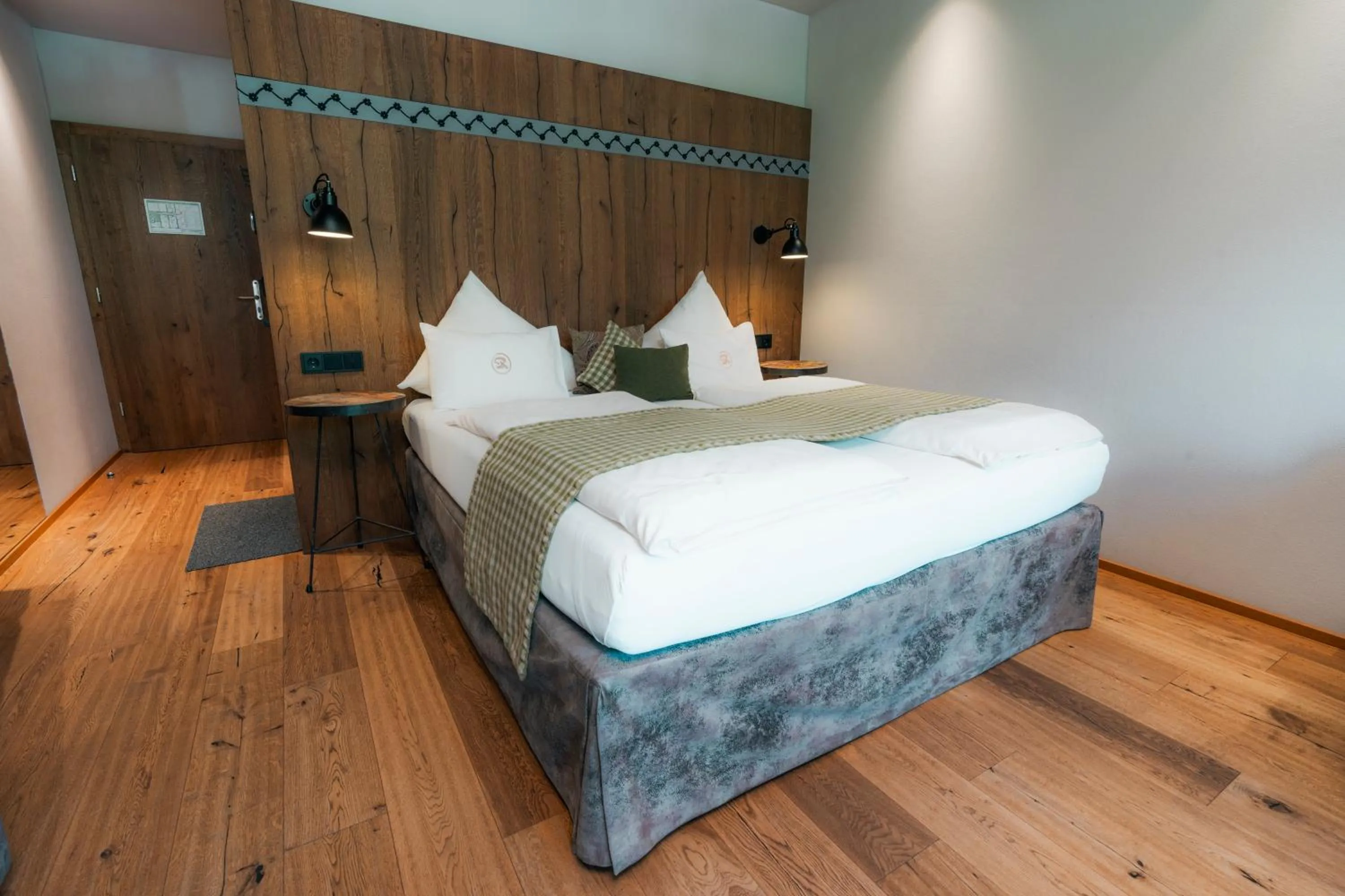 Bed in Hotel Riederalm