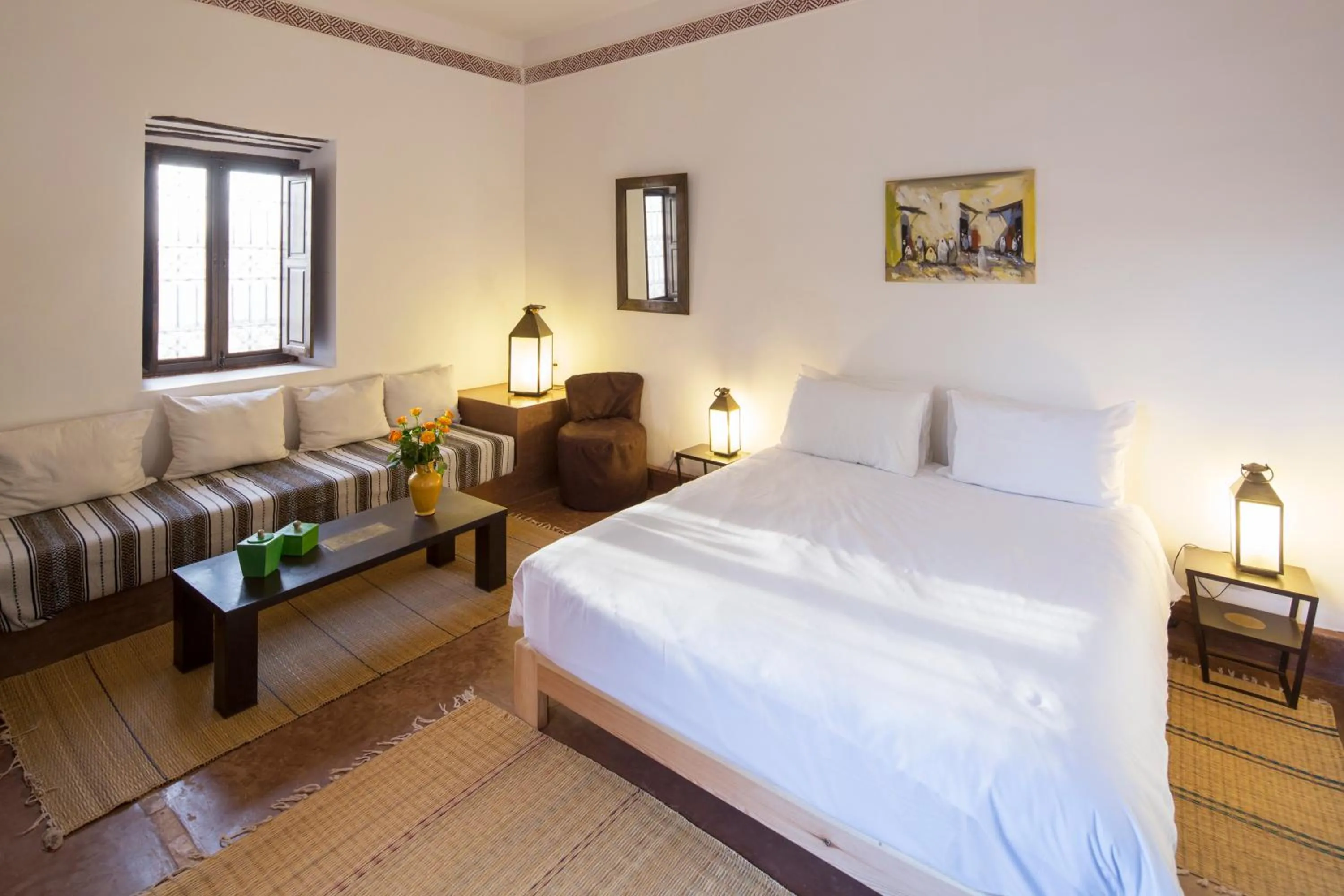 Baraka Double Room - single occupancy in Ecolodge Quaryati Marrakech