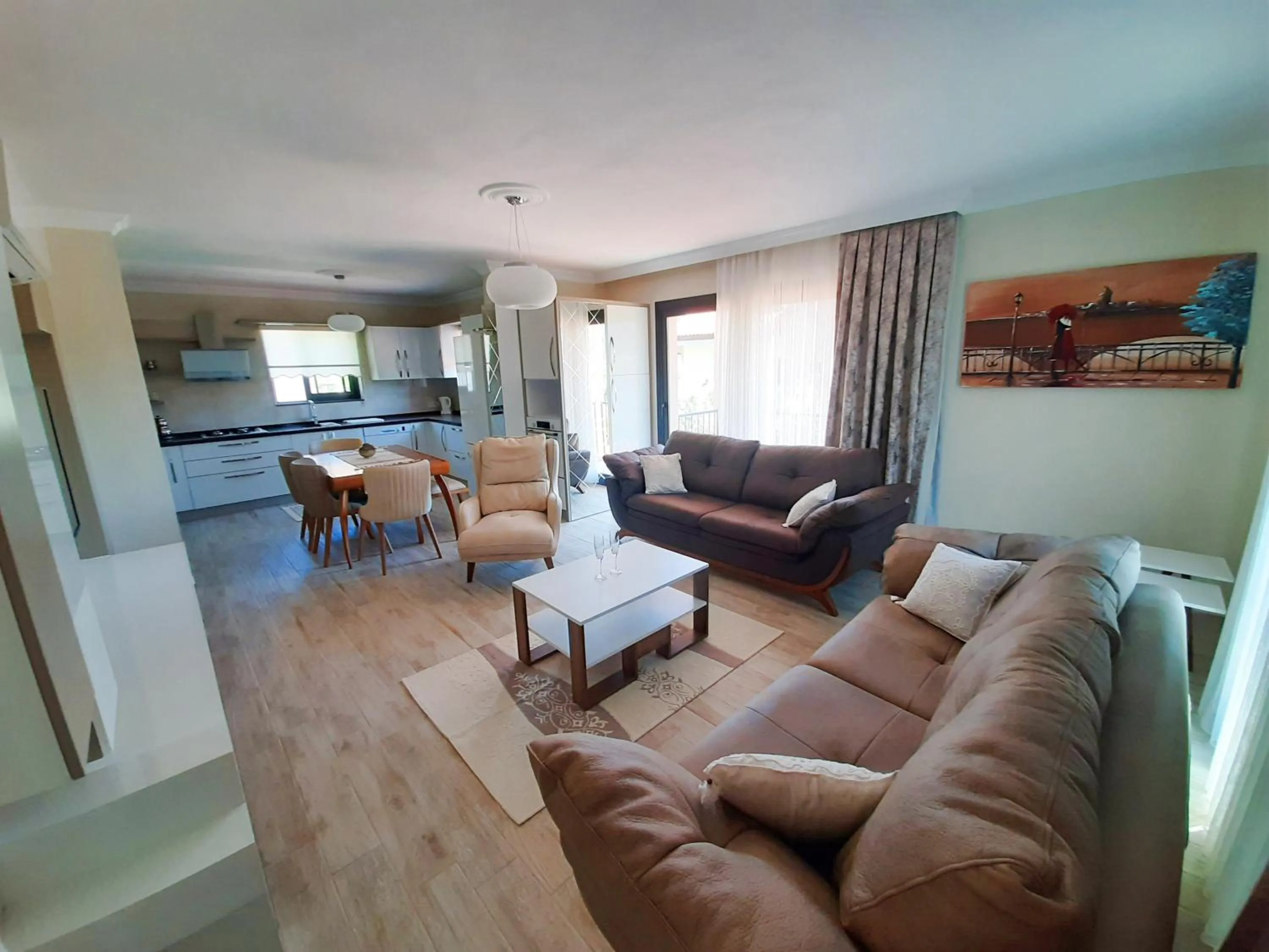 Seating area in Gocek Arion Hotel