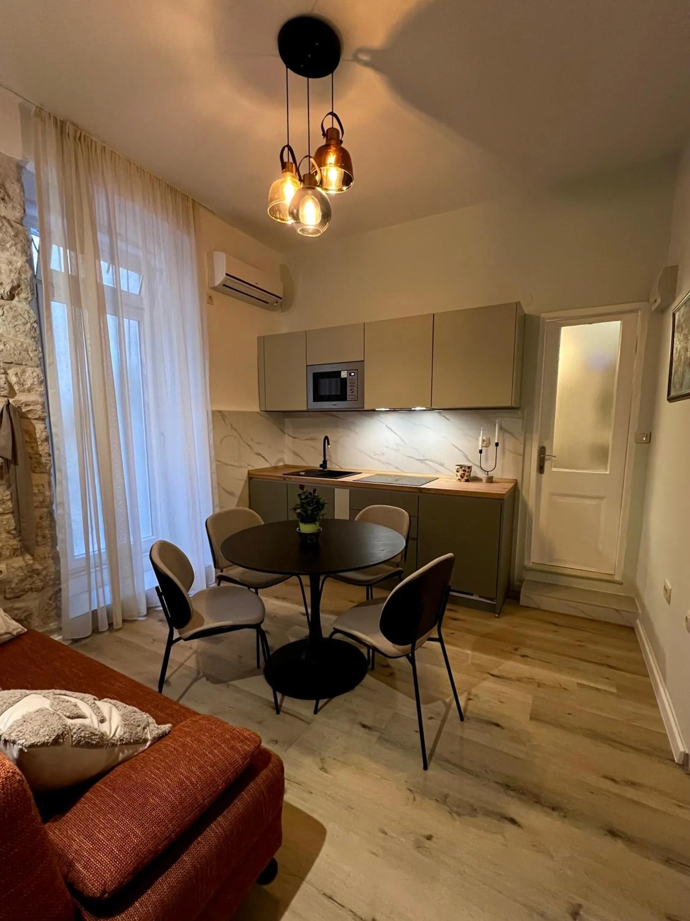 Kitchen or kitchenette in Apartments Mia