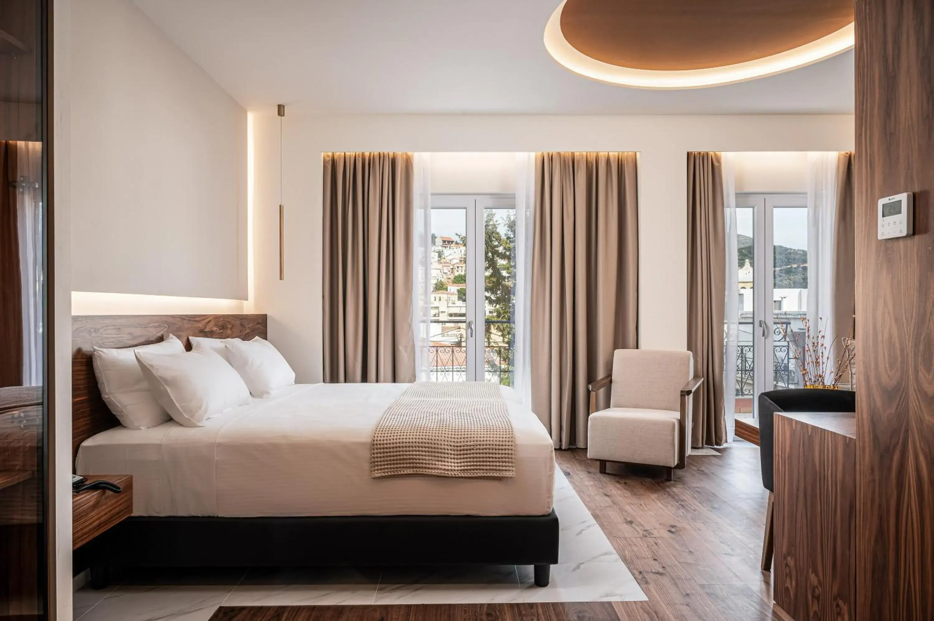 Bed in Samos Hotel Bed in Samos Hotel