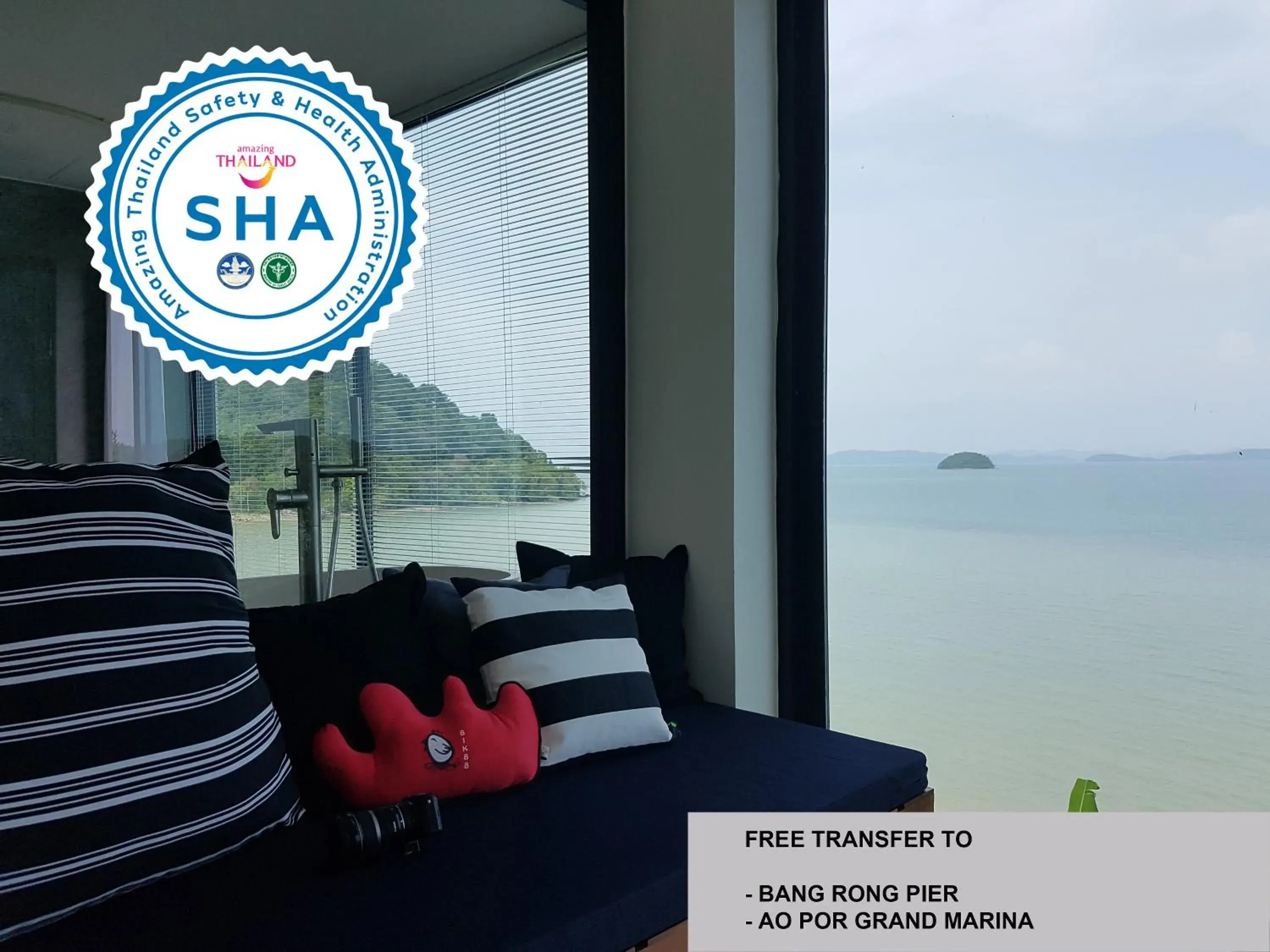 Sea view in 8IK88 Resort, Phuket - SHA Extra Plus Sea view in 8IK88 Resort, Phuket - SHA Extra Plus