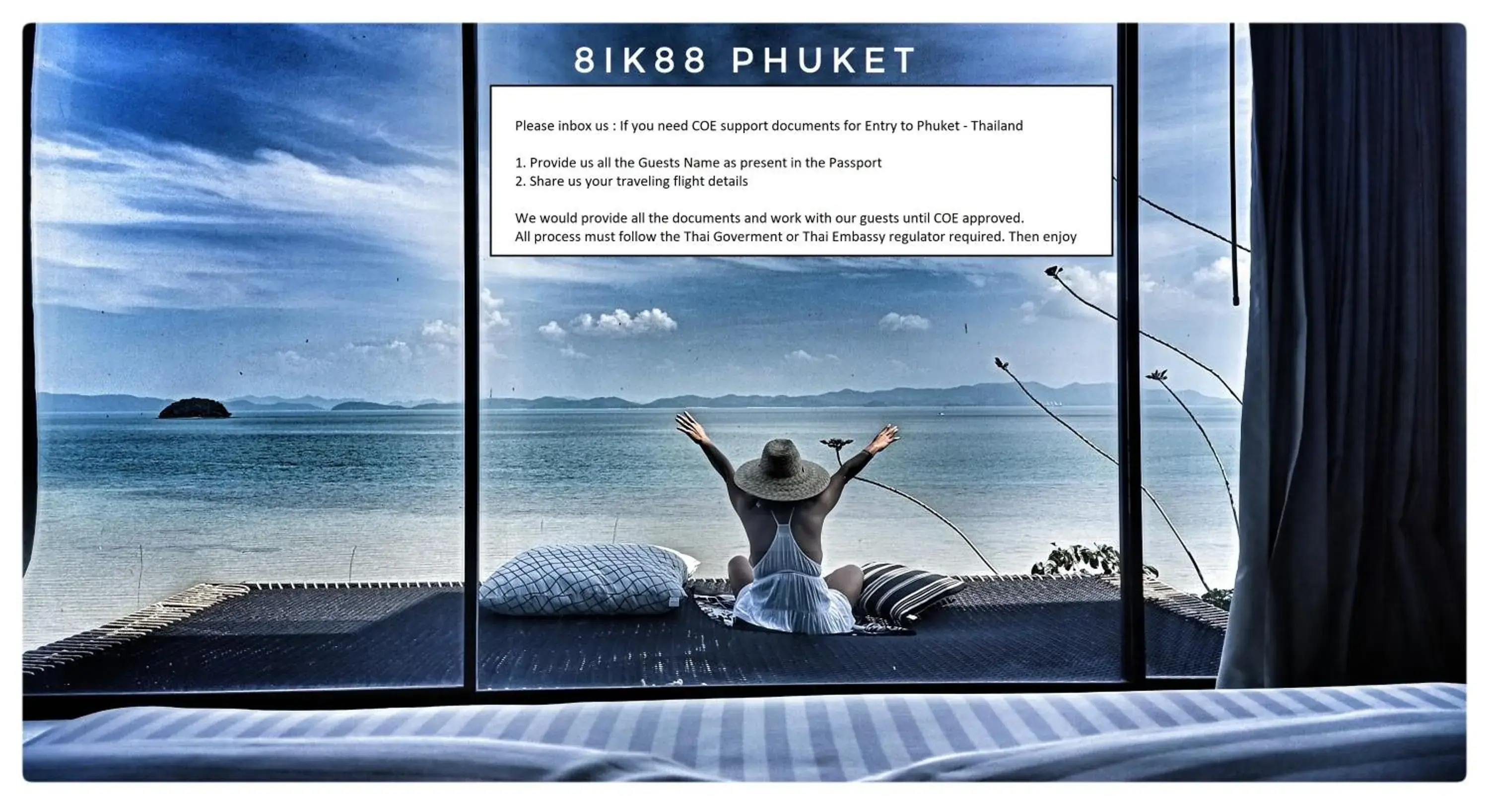 Sea view in 8IK88 Resort, Phuket - SHA Extra Plus Sea view in 8IK88 Resort, Phuket - SHA Extra Plus