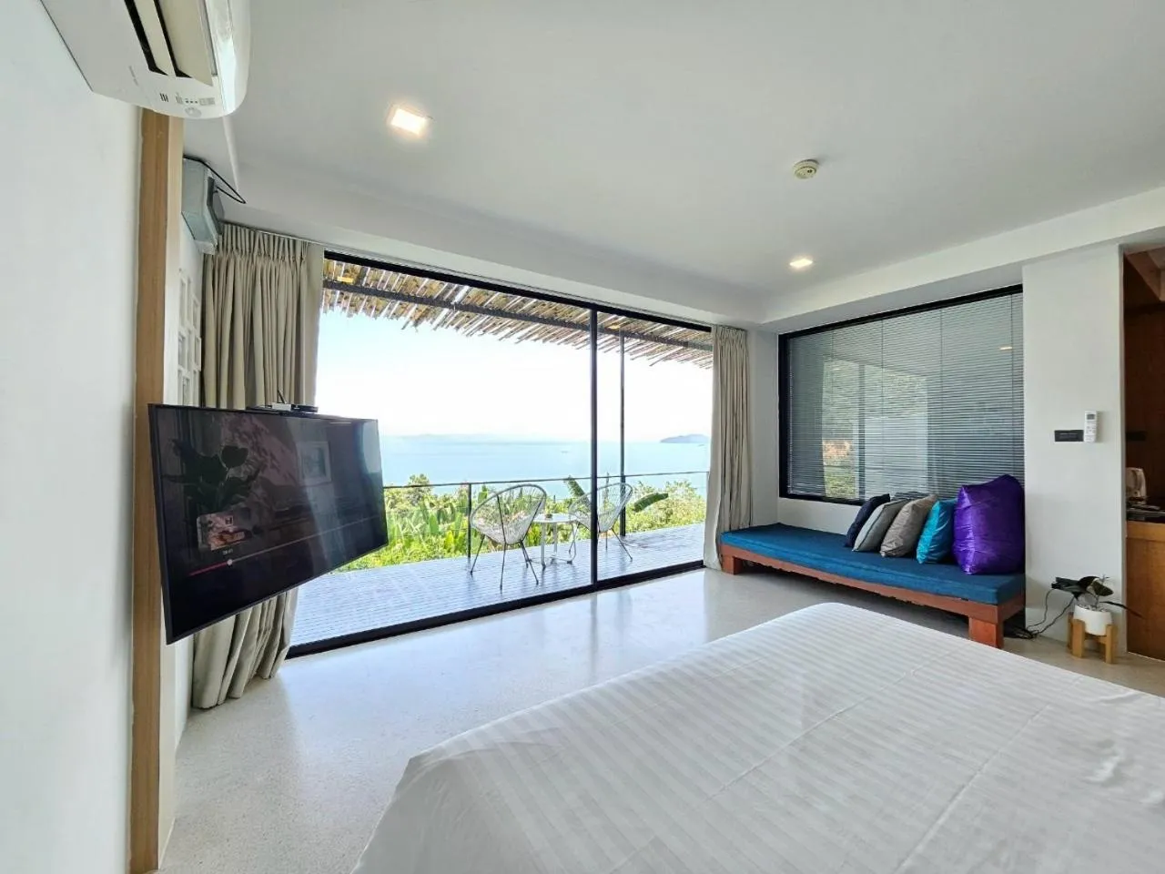 TV and multimedia, Bed in 8IK88 Resort, Phuket - SHA Extra Plus