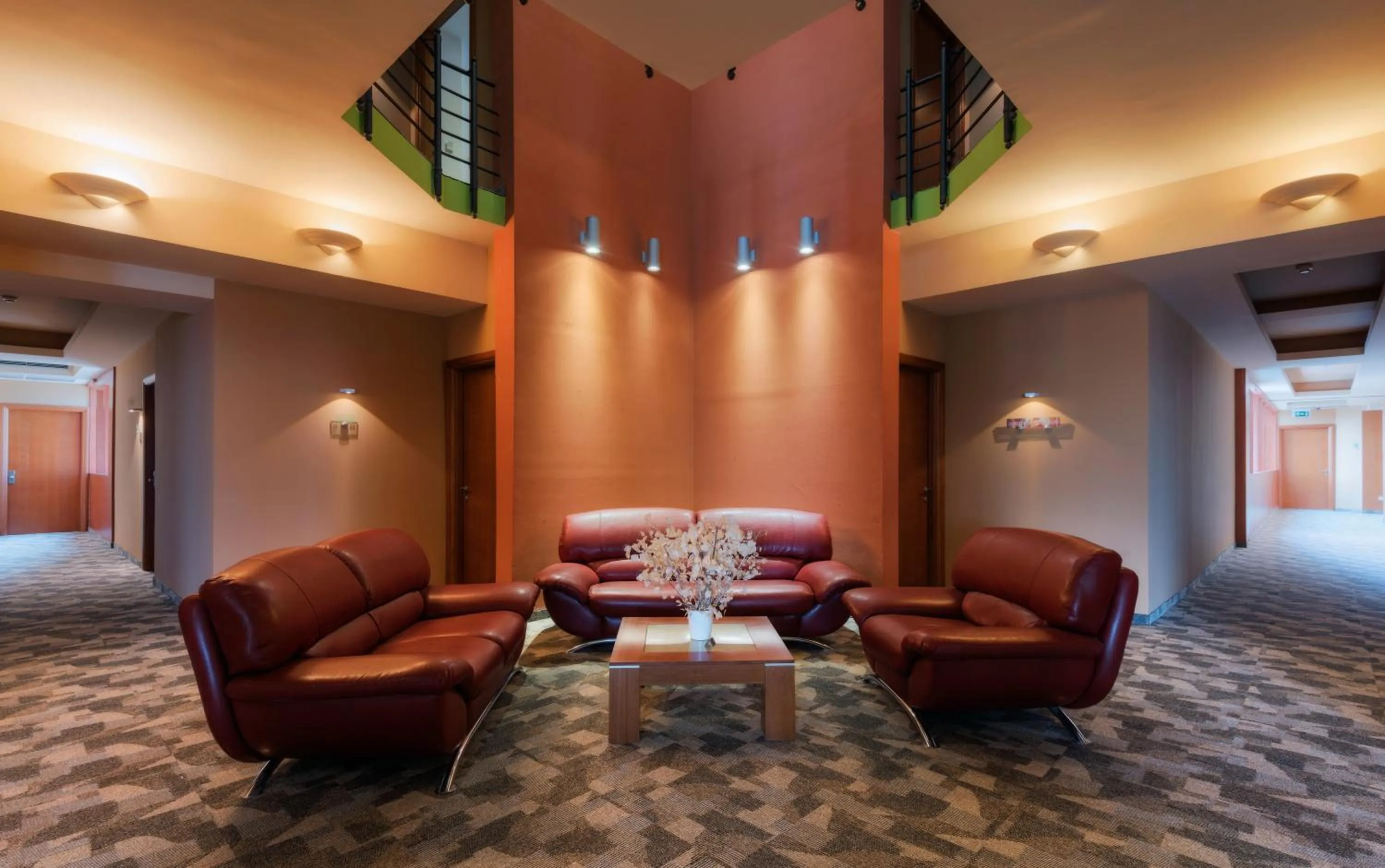 Seating area in Hotel Arka