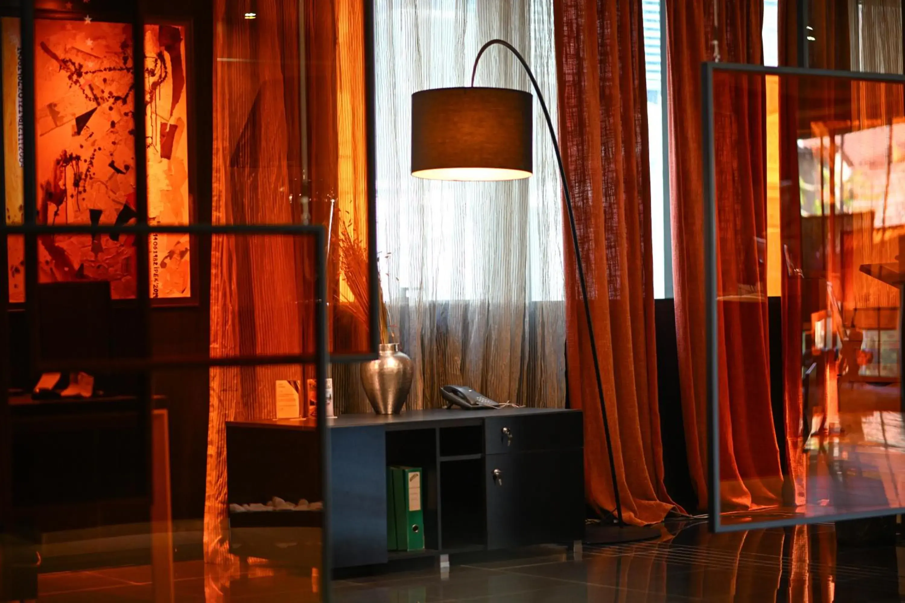 Lobby or reception in Hotel Arka Lobby or reception in Hotel Arka