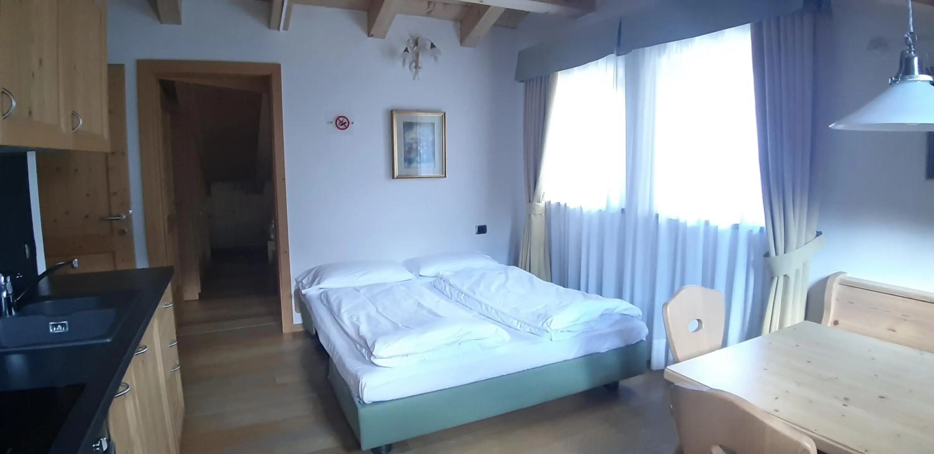 Living room, Bed in Residence Panorama