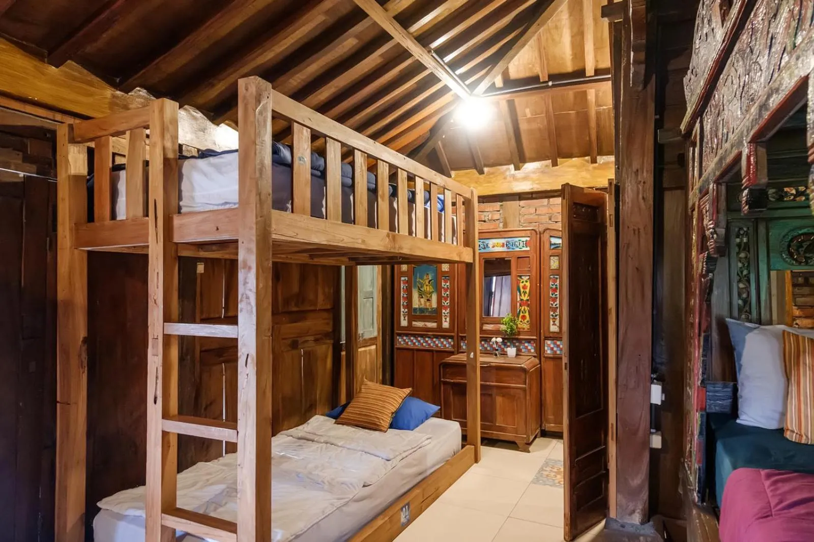 Bed in TwoSpaces Living at Bunga Desa, Jimbaran