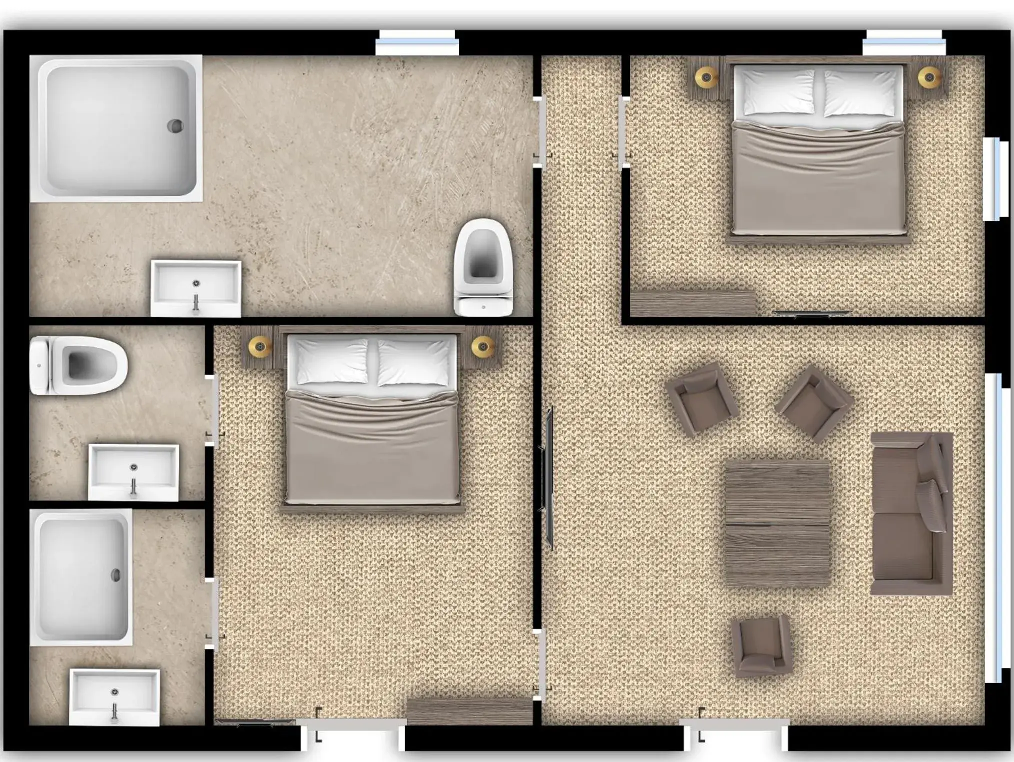 Deluxe Studio in Konsum Gästehaus Quisisana - Oberhof Deluxe Studio in Konsum Gästehaus Quisisana - Oberhof