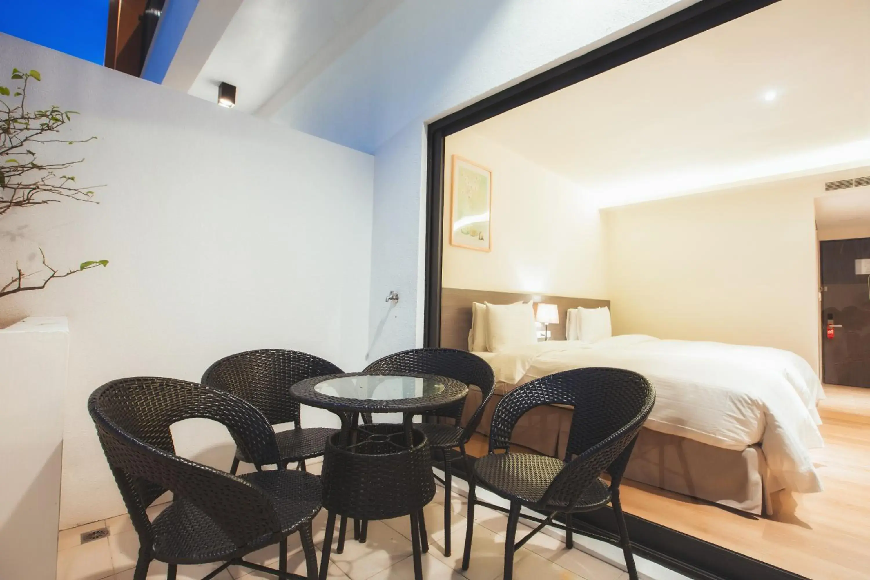 Bed in FangLiao Hotel Bed in FangLiao Hotel