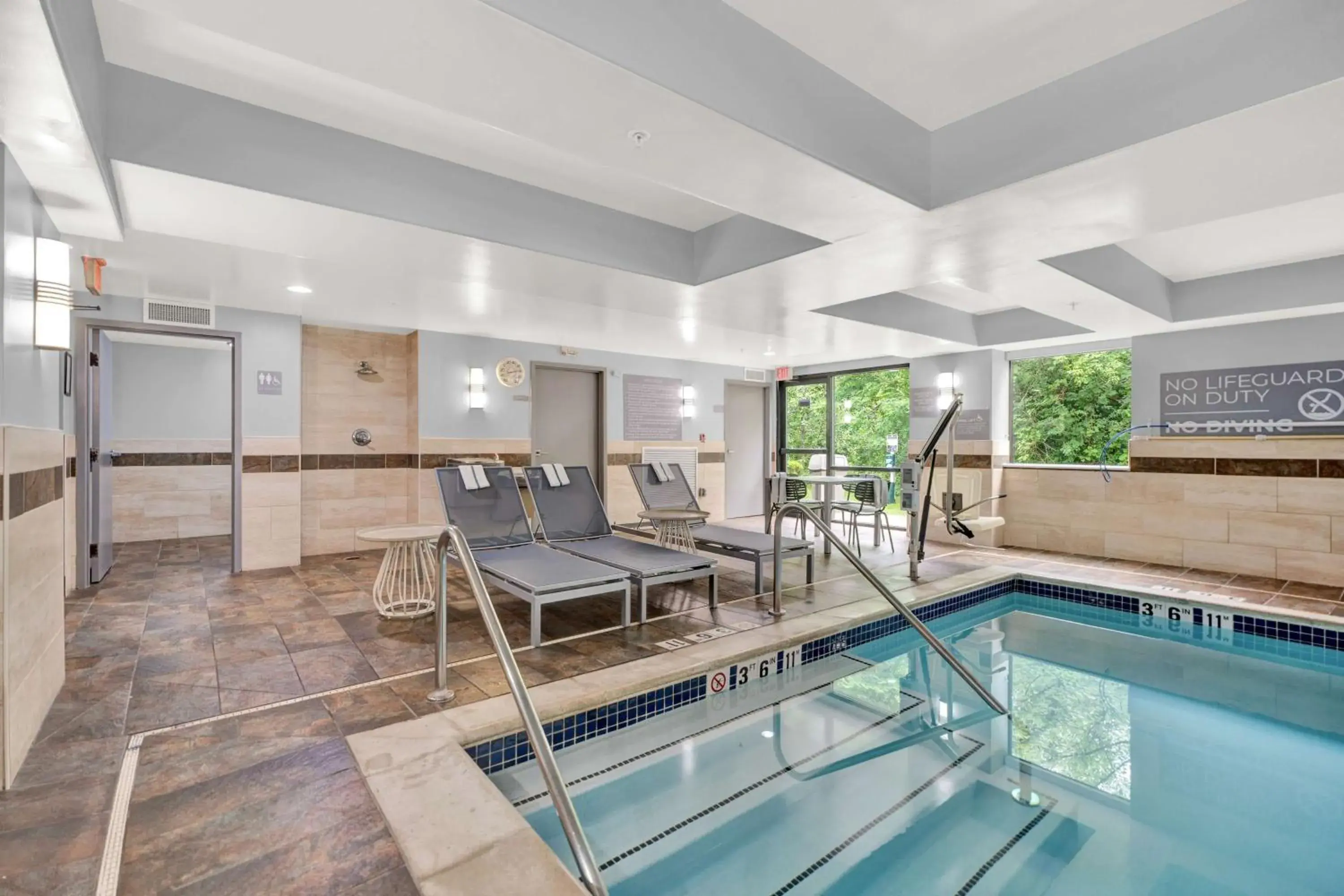 Pool view in Spark by Hilton Plymouth Pool view in Spark by Hilton Plymouth