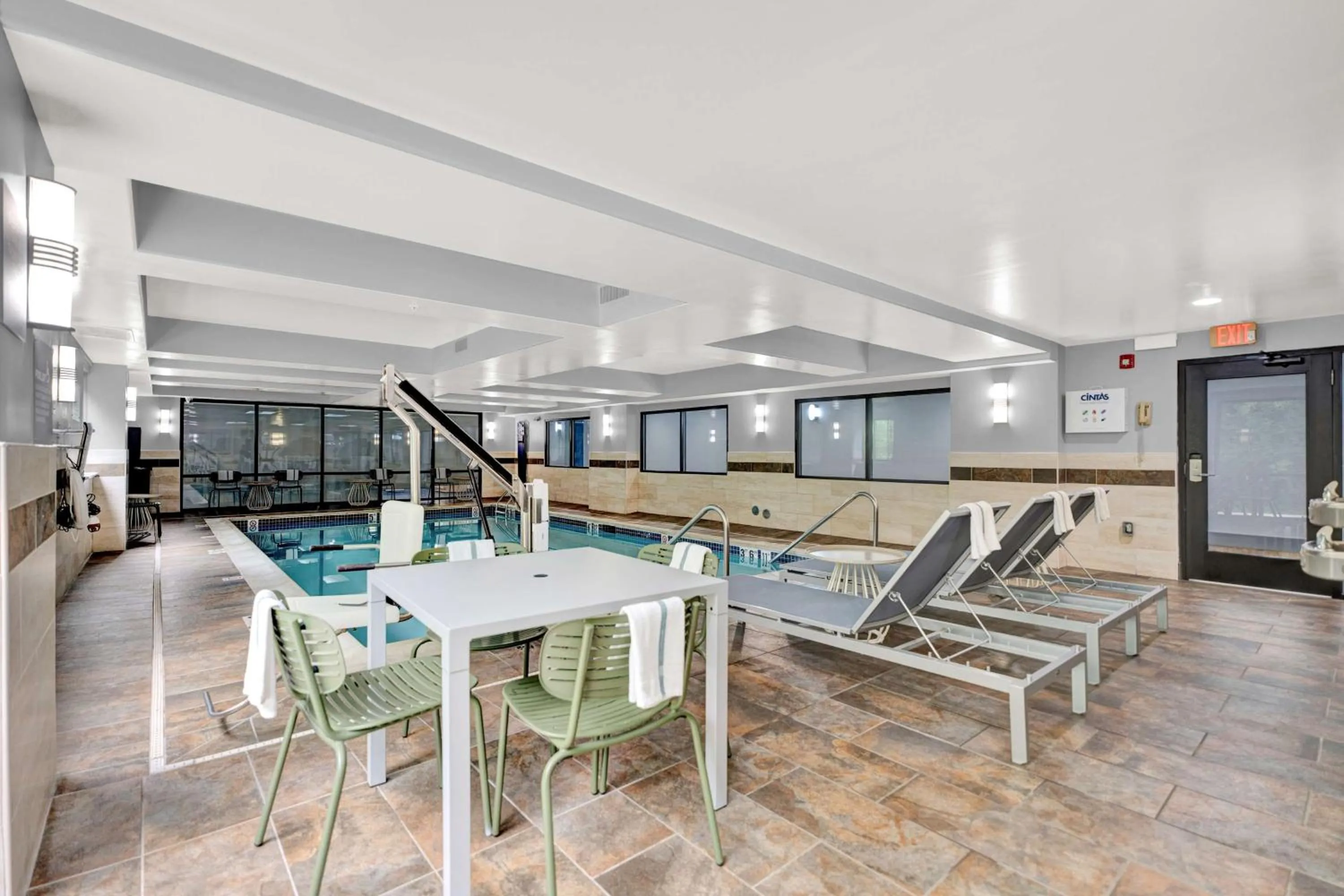 Pool view in Spark by Hilton Plymouth