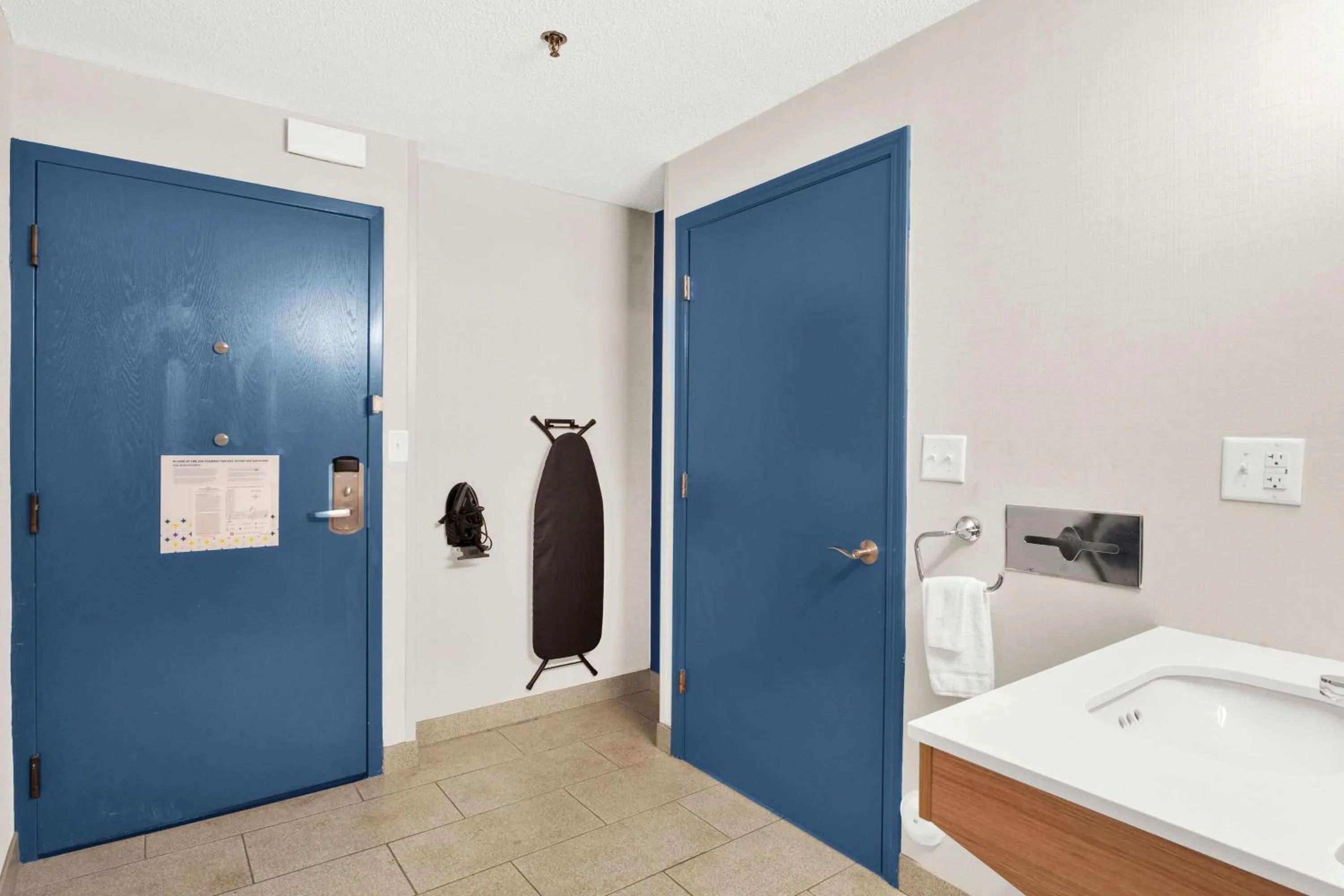 Bathroom, Bed in Spark by Hilton Plymouth