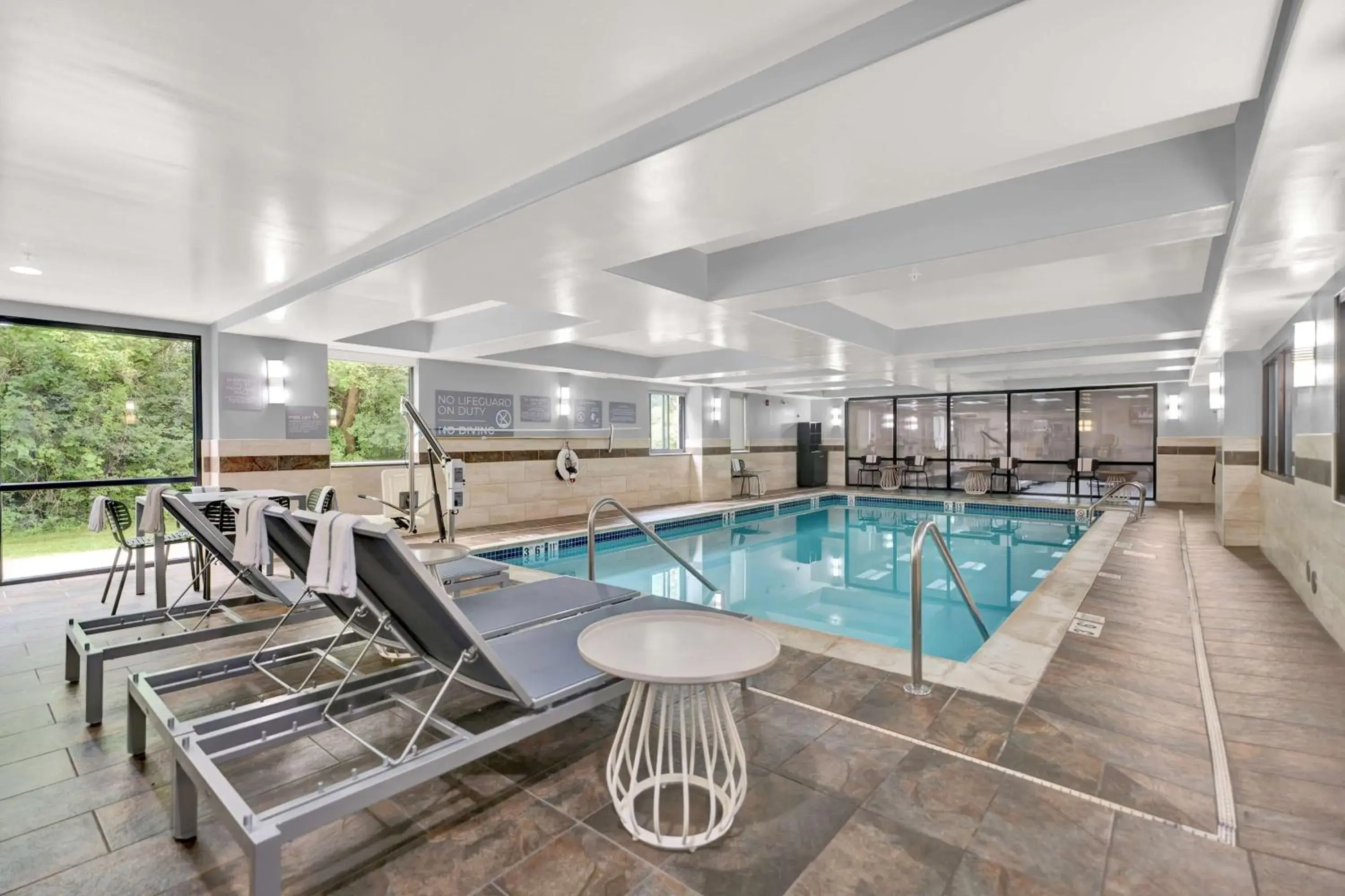 Pool view in Spark by Hilton Plymouth Pool view in Spark by Hilton Plymouth