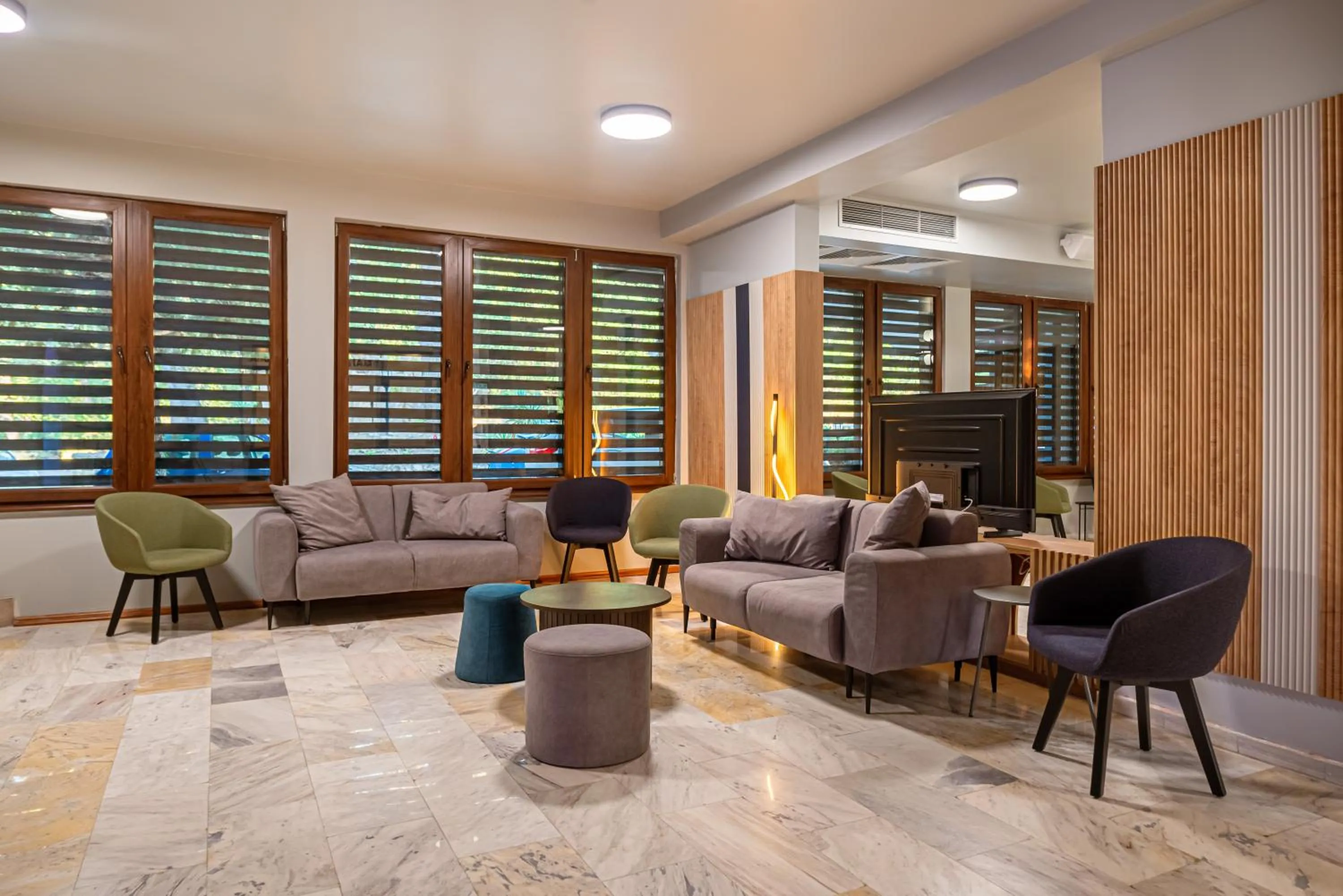 Lobby or reception in Hotel PRESLAV