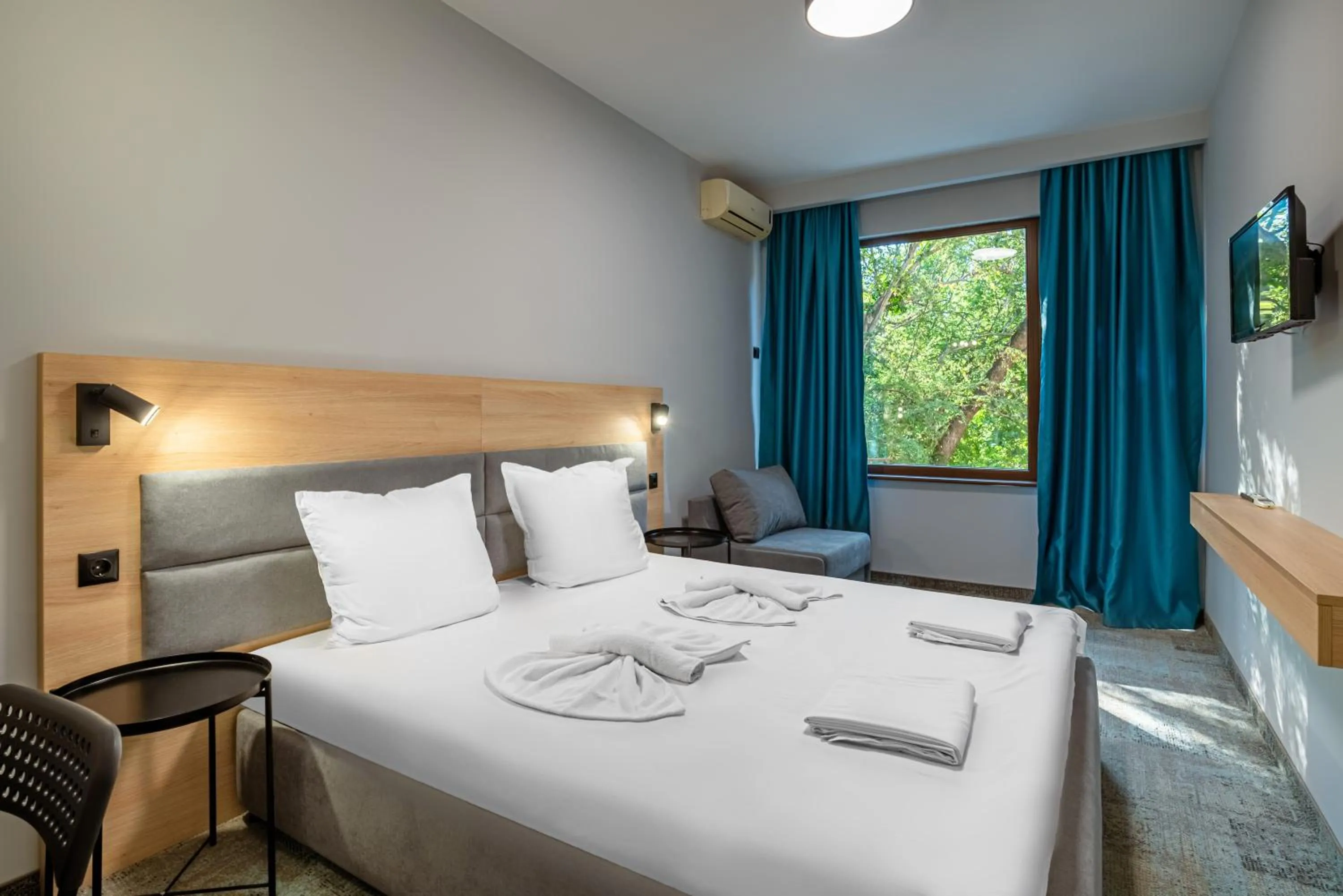 Bed in Hotel PRESLAV