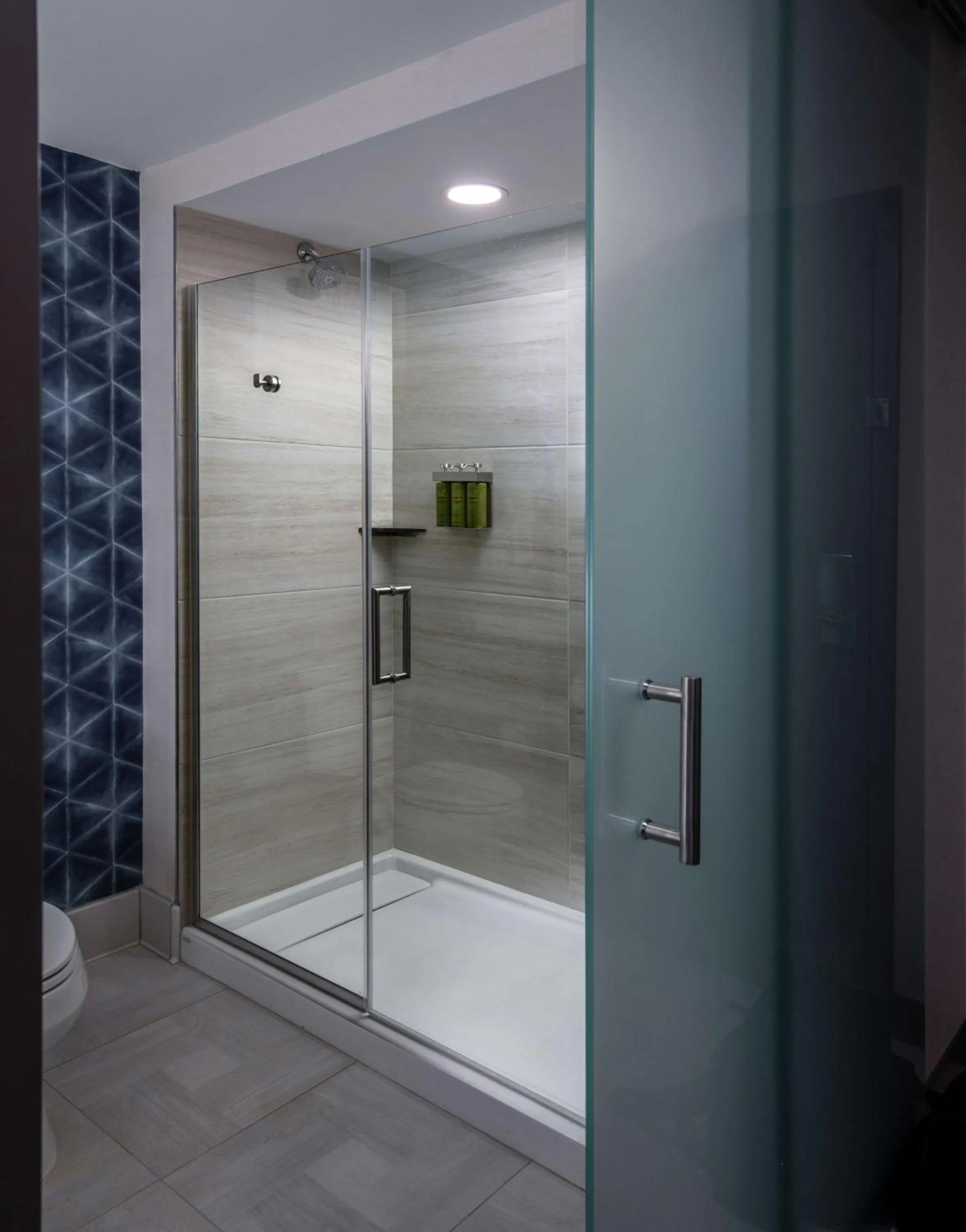 Shower in DoubleTree by Hilton Hot Springs