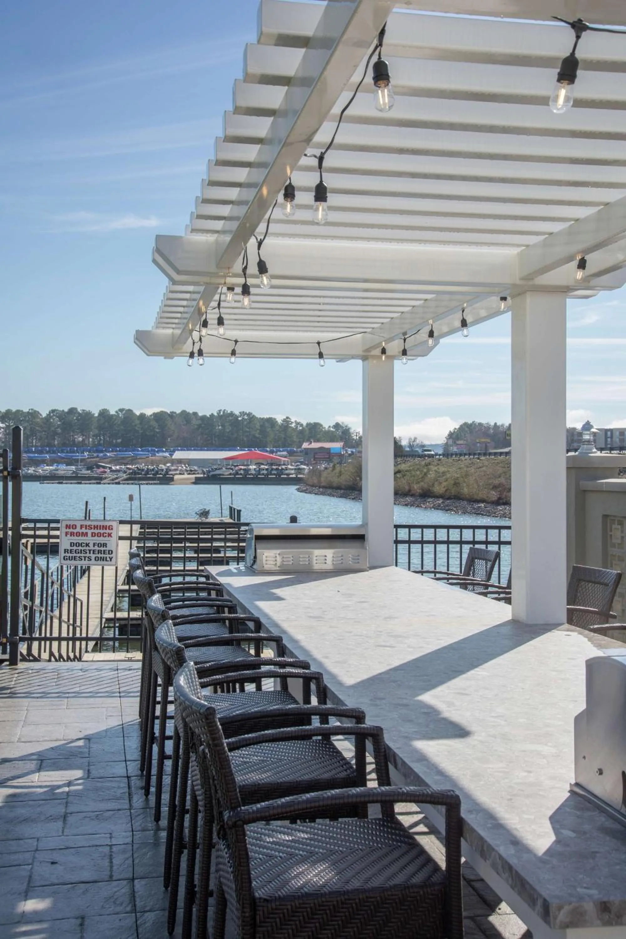 Patio in DoubleTree by Hilton Hot Springs