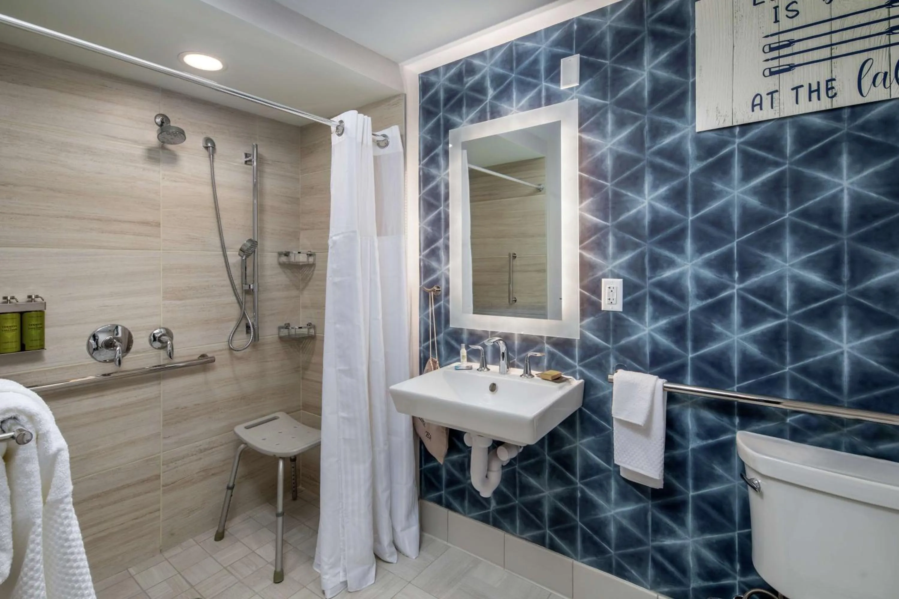 Bathroom in DoubleTree by Hilton Hot Springs