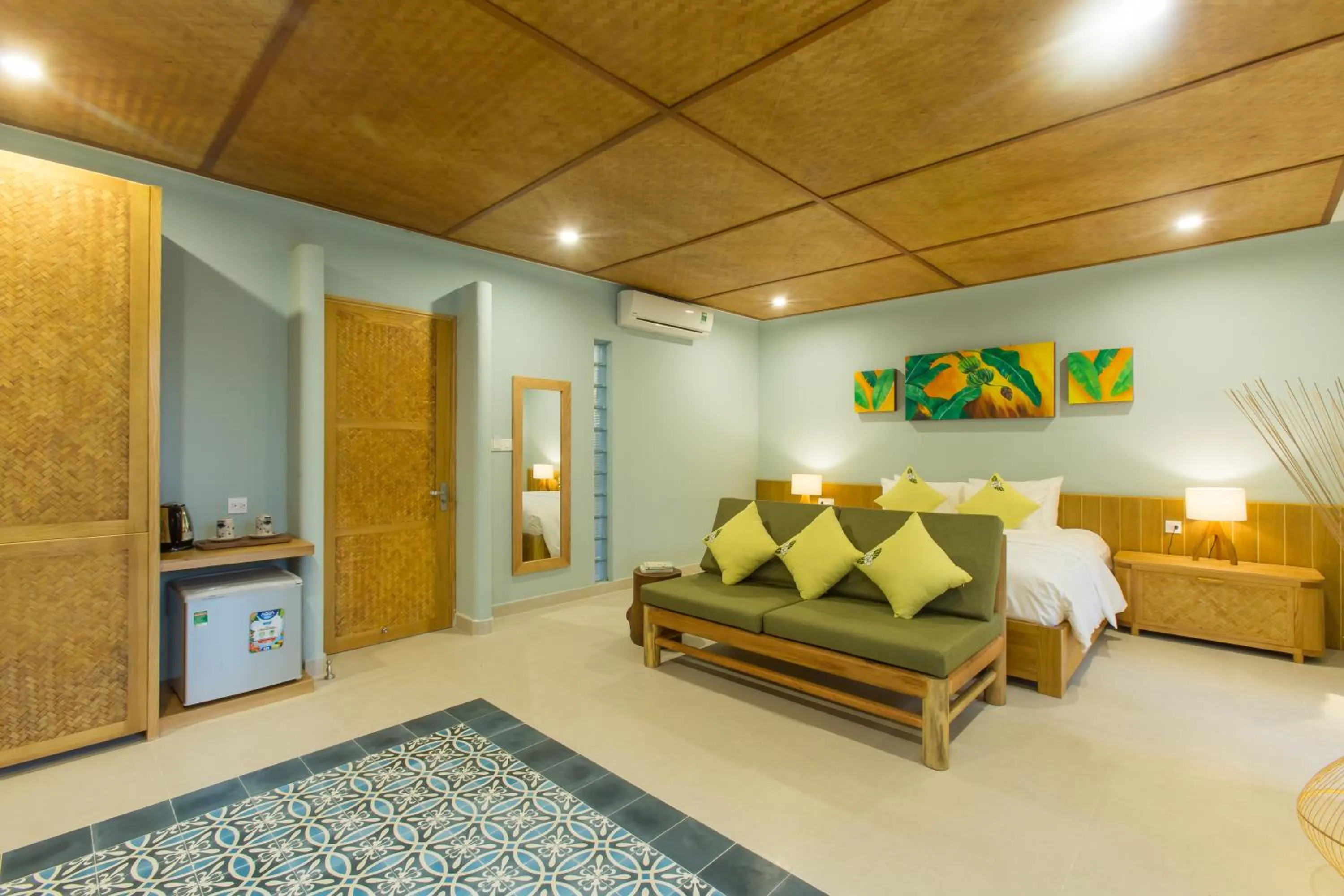 Bedroom in Villa De Campagne Hoi An- Boutique homestay with pool and family soul