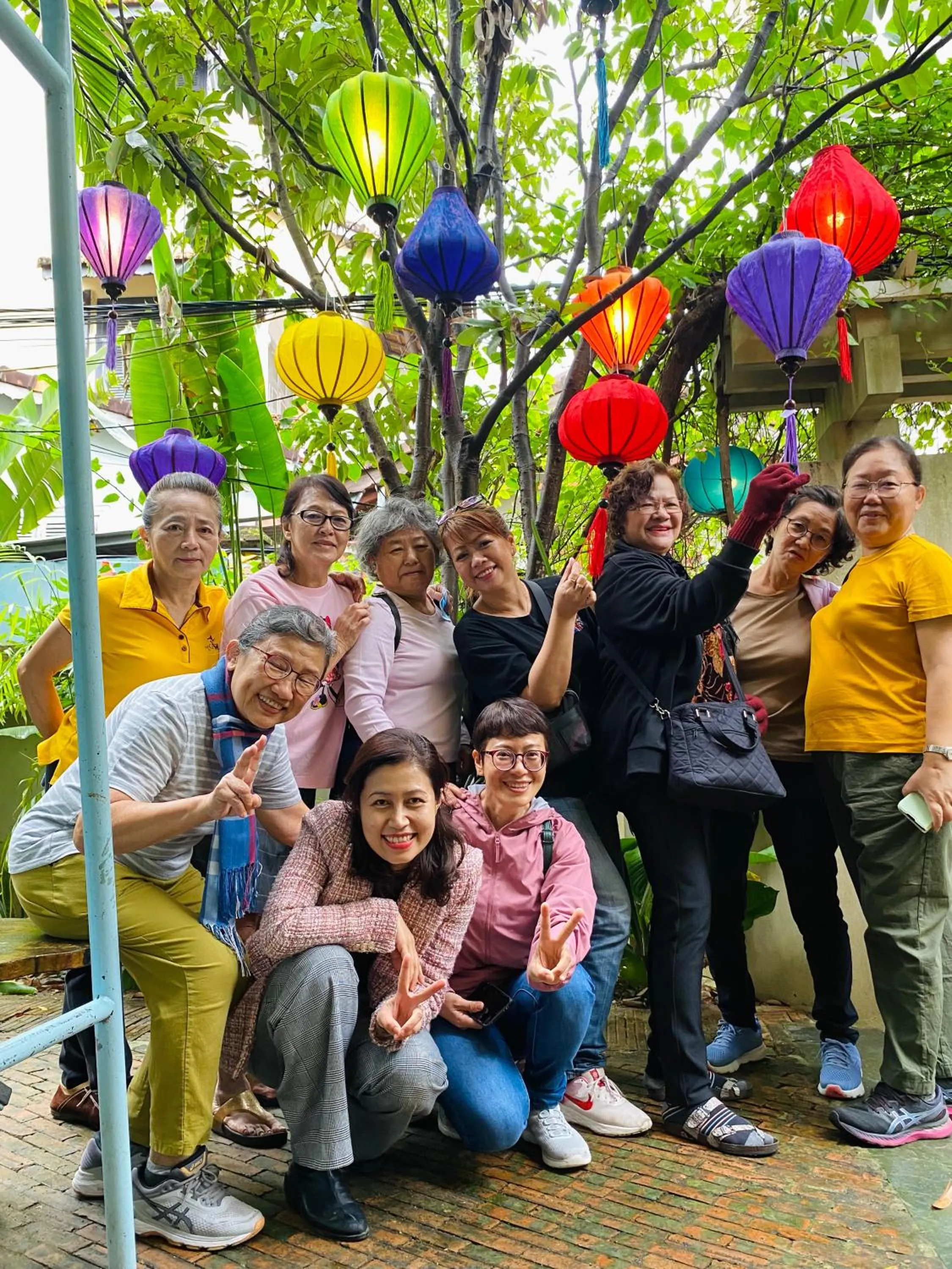 group of guests in Villa De Campagne Hoi An- Boutique homestay with pool and family soul