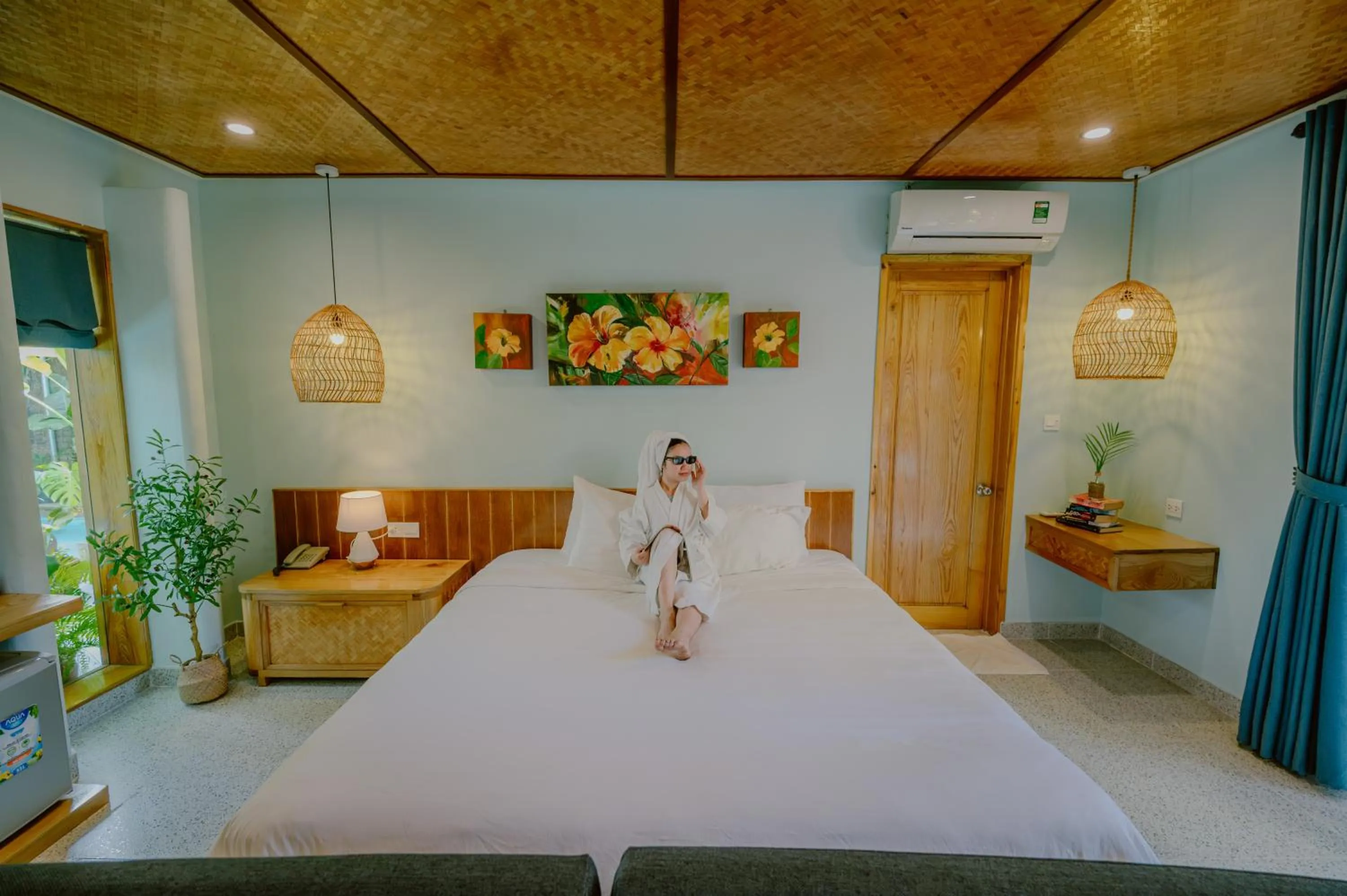 Bed in Villa De Campagne Hoi An- Boutique homestay with pool and family soul