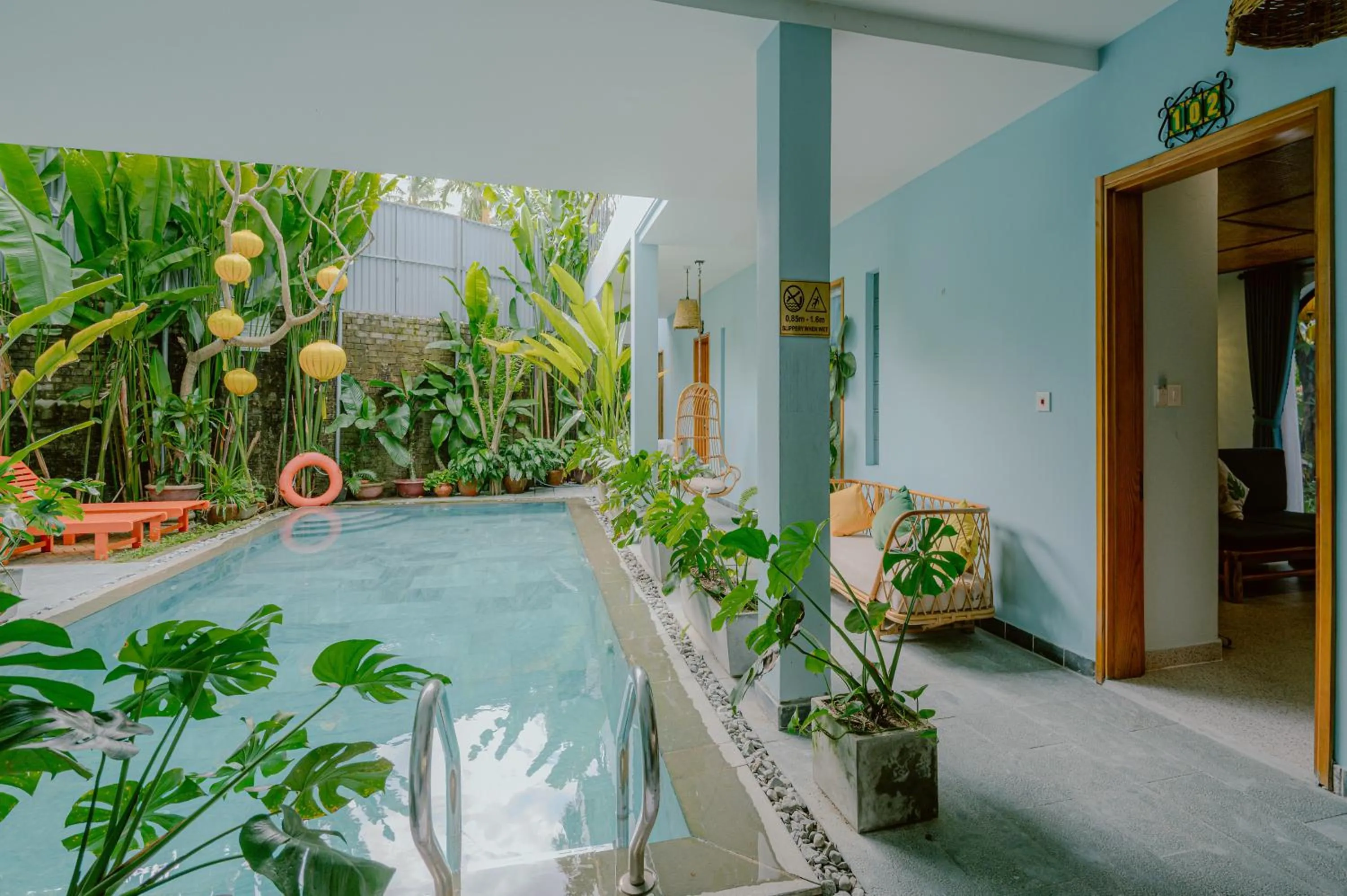 Pool view in Villa De Campagne Hoi An- Boutique homestay with pool and family soul