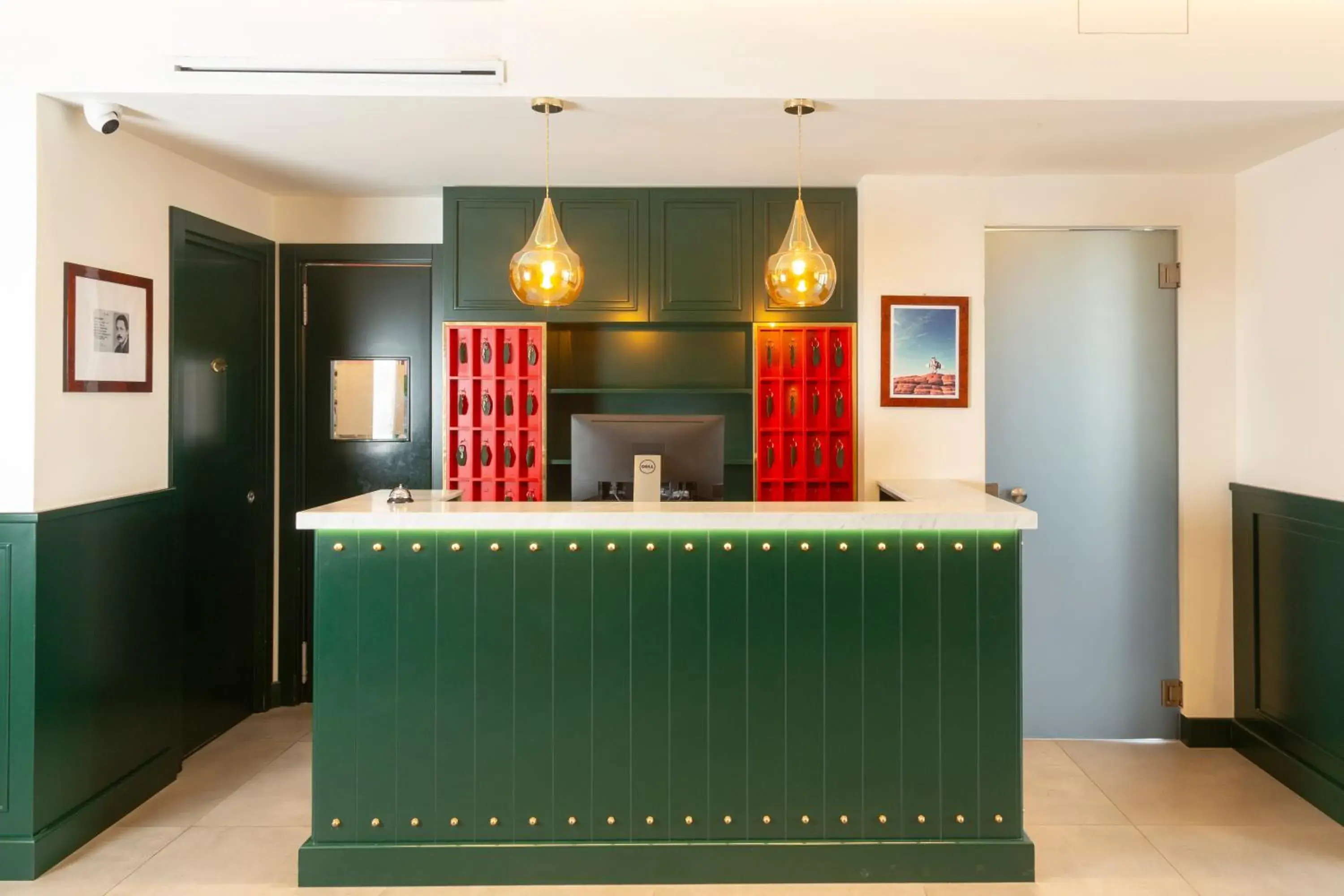 Lobby or reception in Hotel Ghalà Lobby or reception in Hotel Ghalà