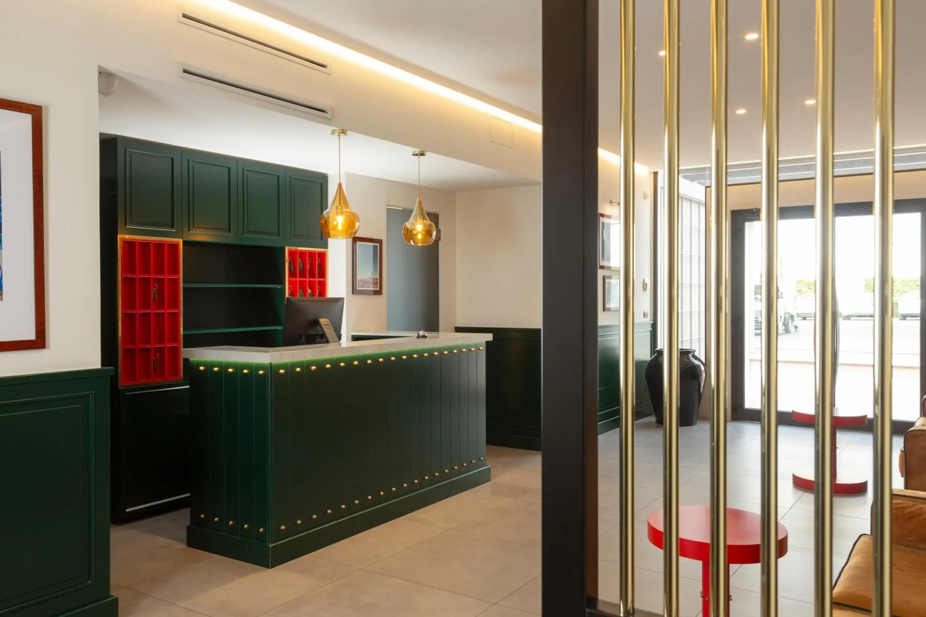 Lobby or reception in Hotel Ghalà Lobby or reception in Hotel Ghalà