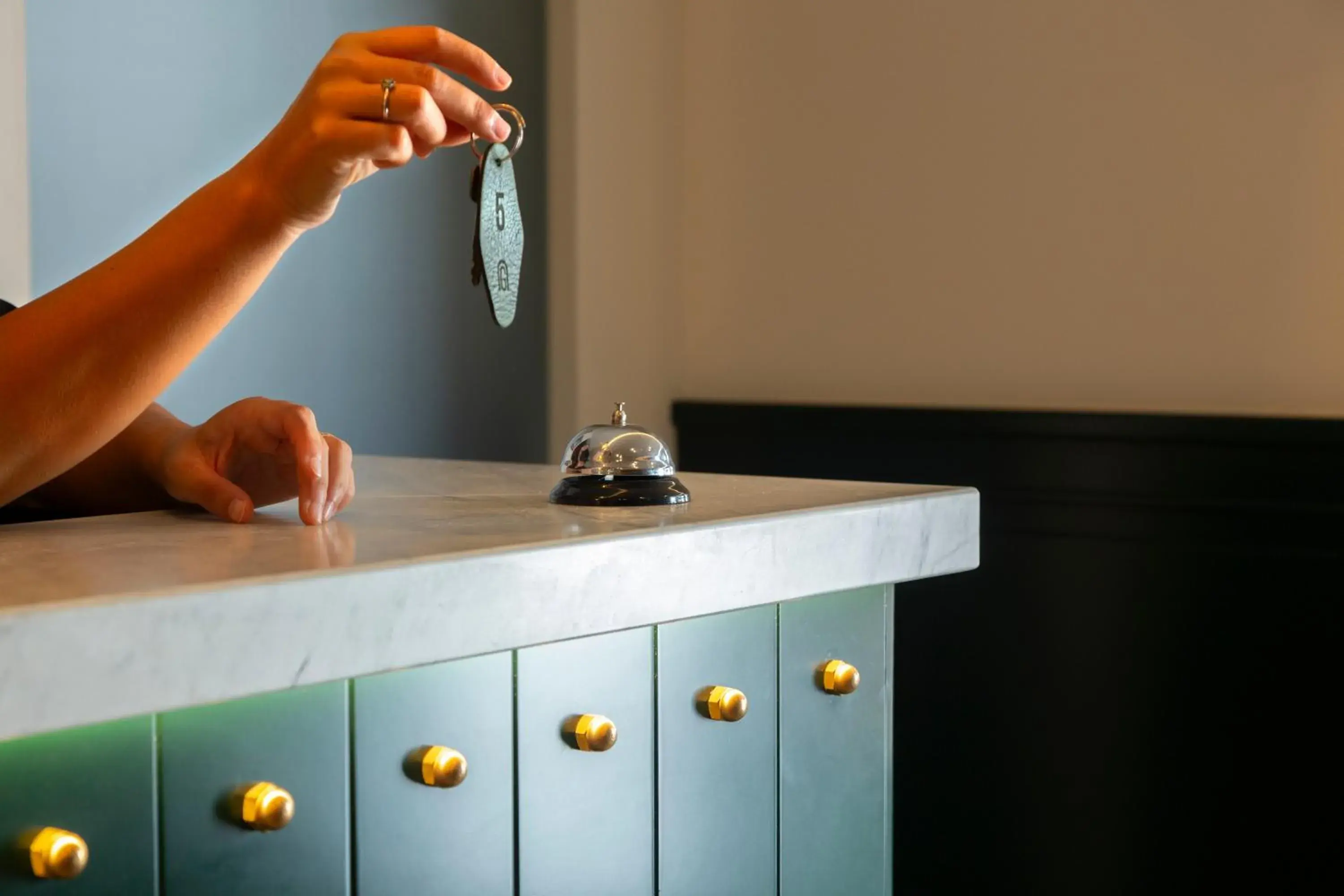 Lobby or reception in Hotel Ghalà Lobby or reception in Hotel Ghalà