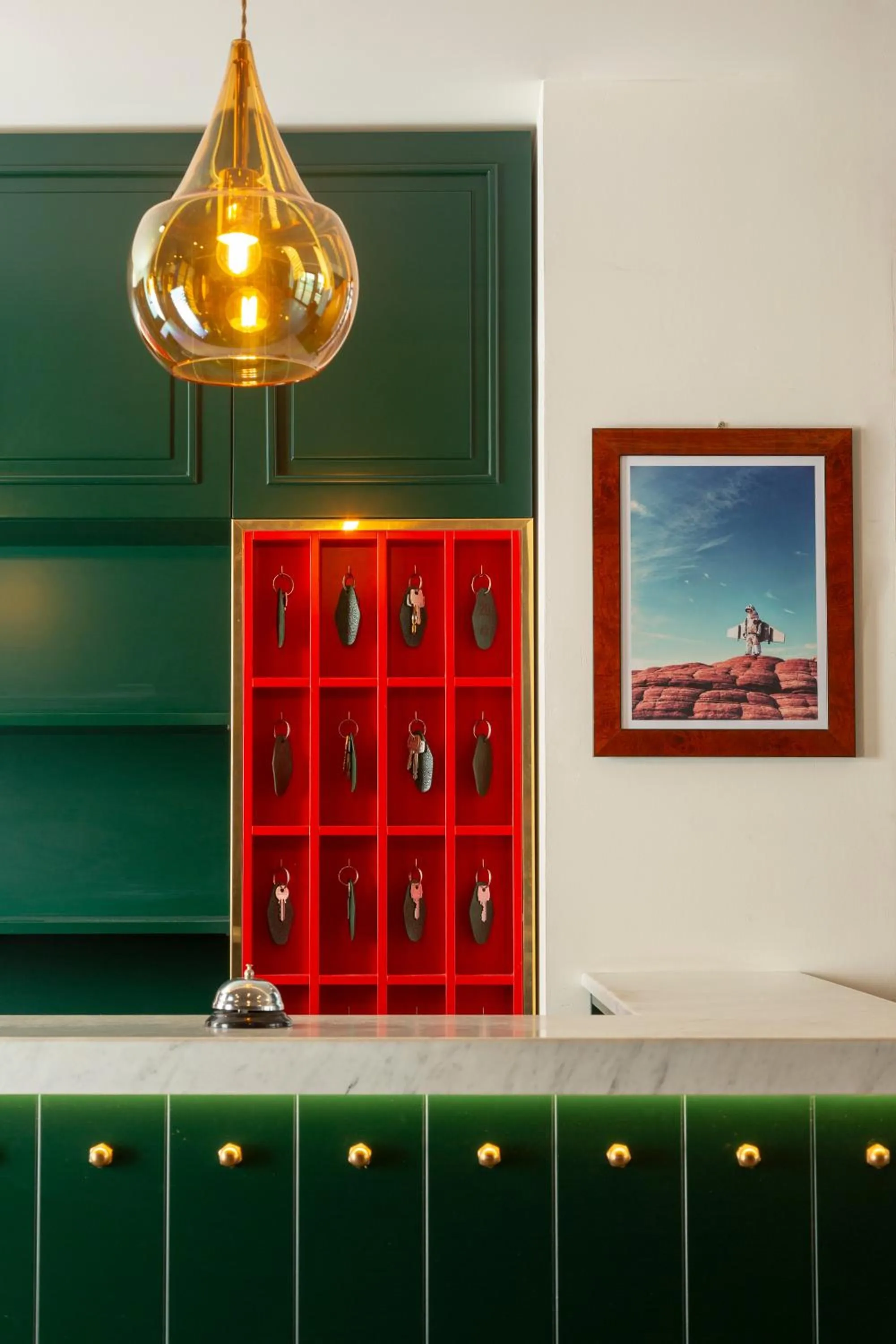 Lobby or reception in Hotel Ghalà