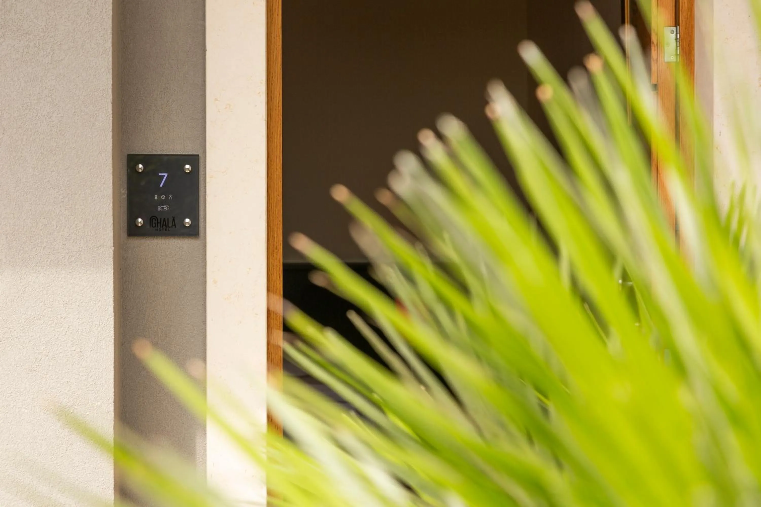 Patio in Hotel Ghalà