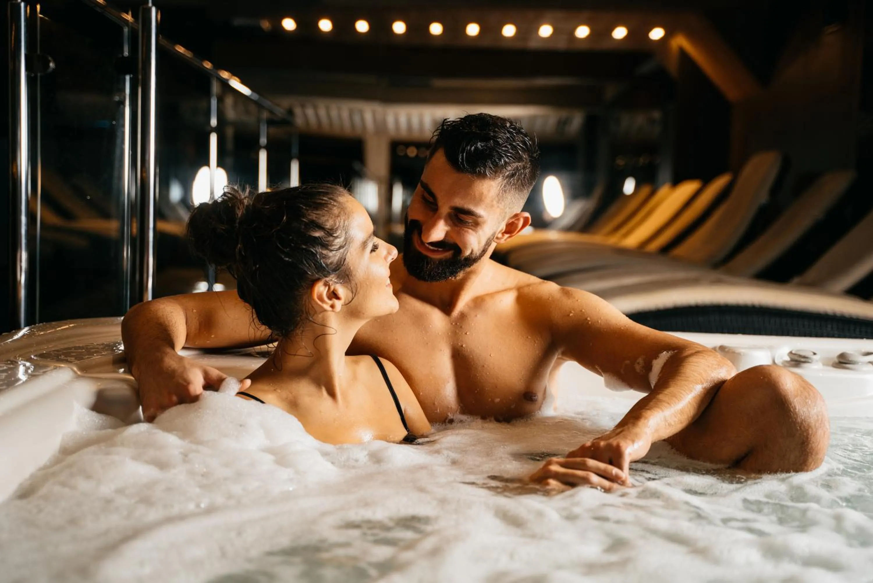 Swimming pool in Helan Family & SPA