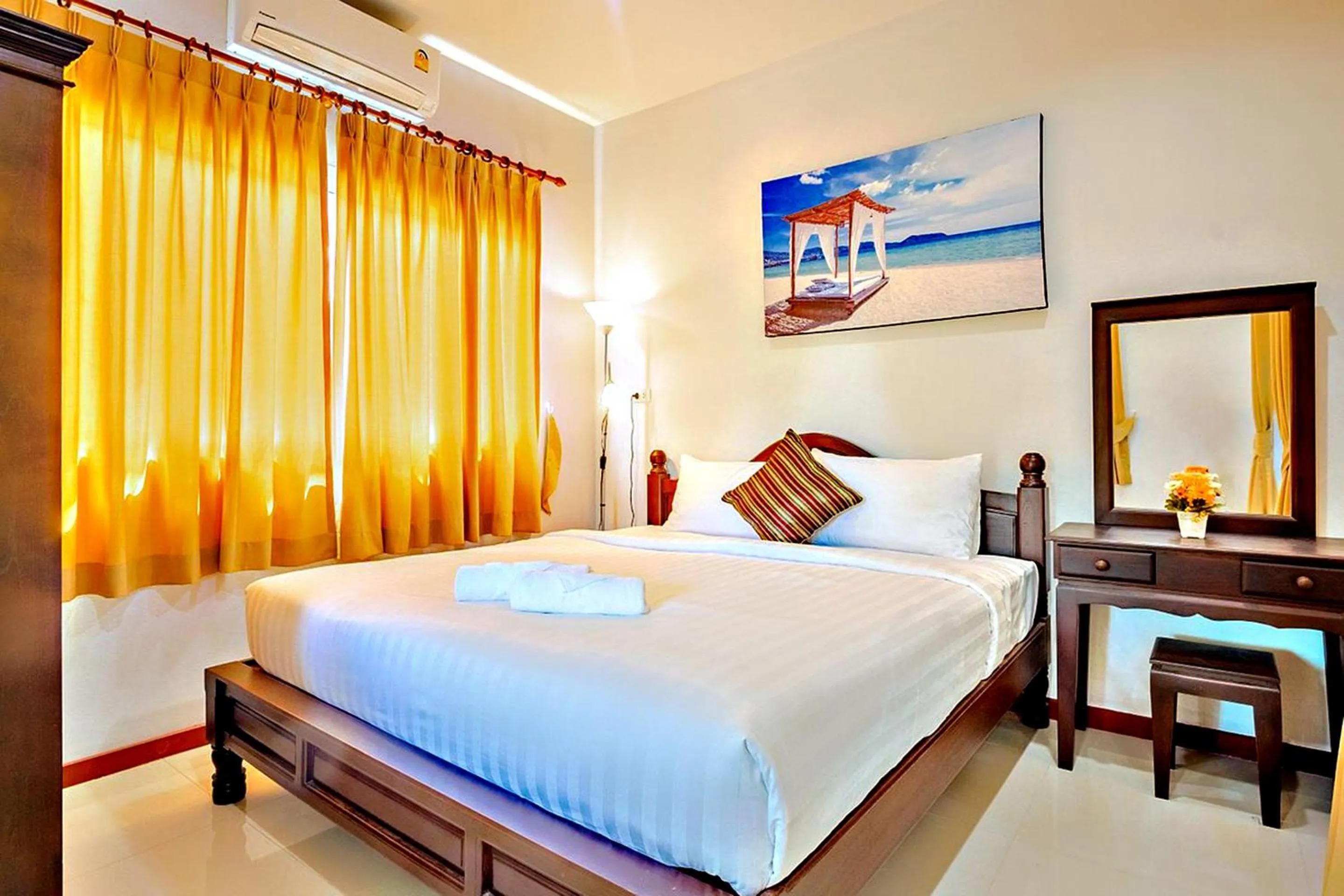 Bed in Maikhao Beach Residence