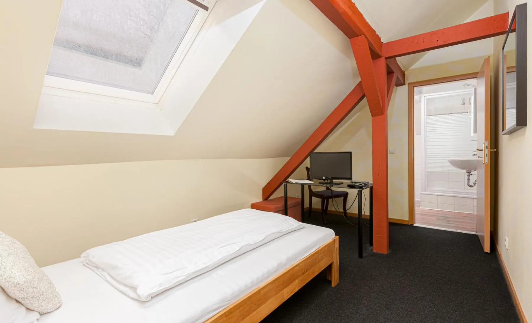 Bed in Hotel Rutherbach