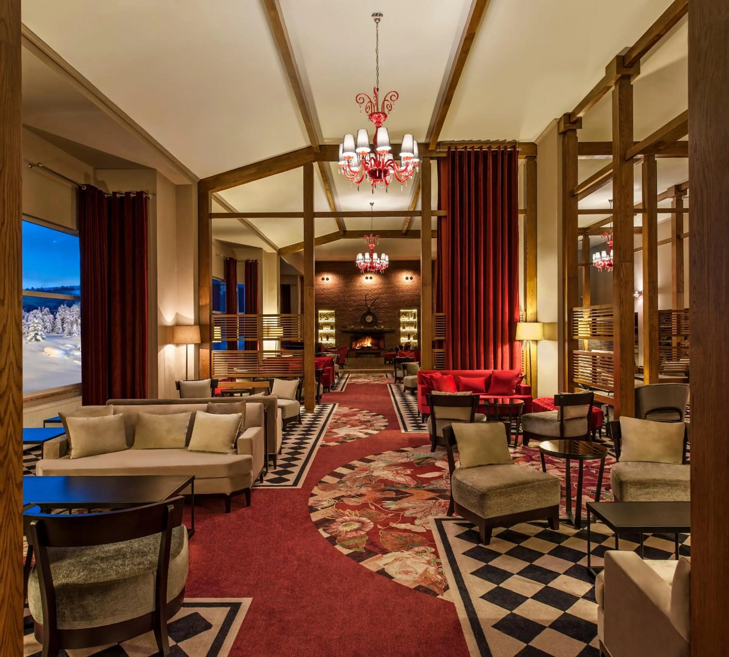 Seating area in Kaya Uludag