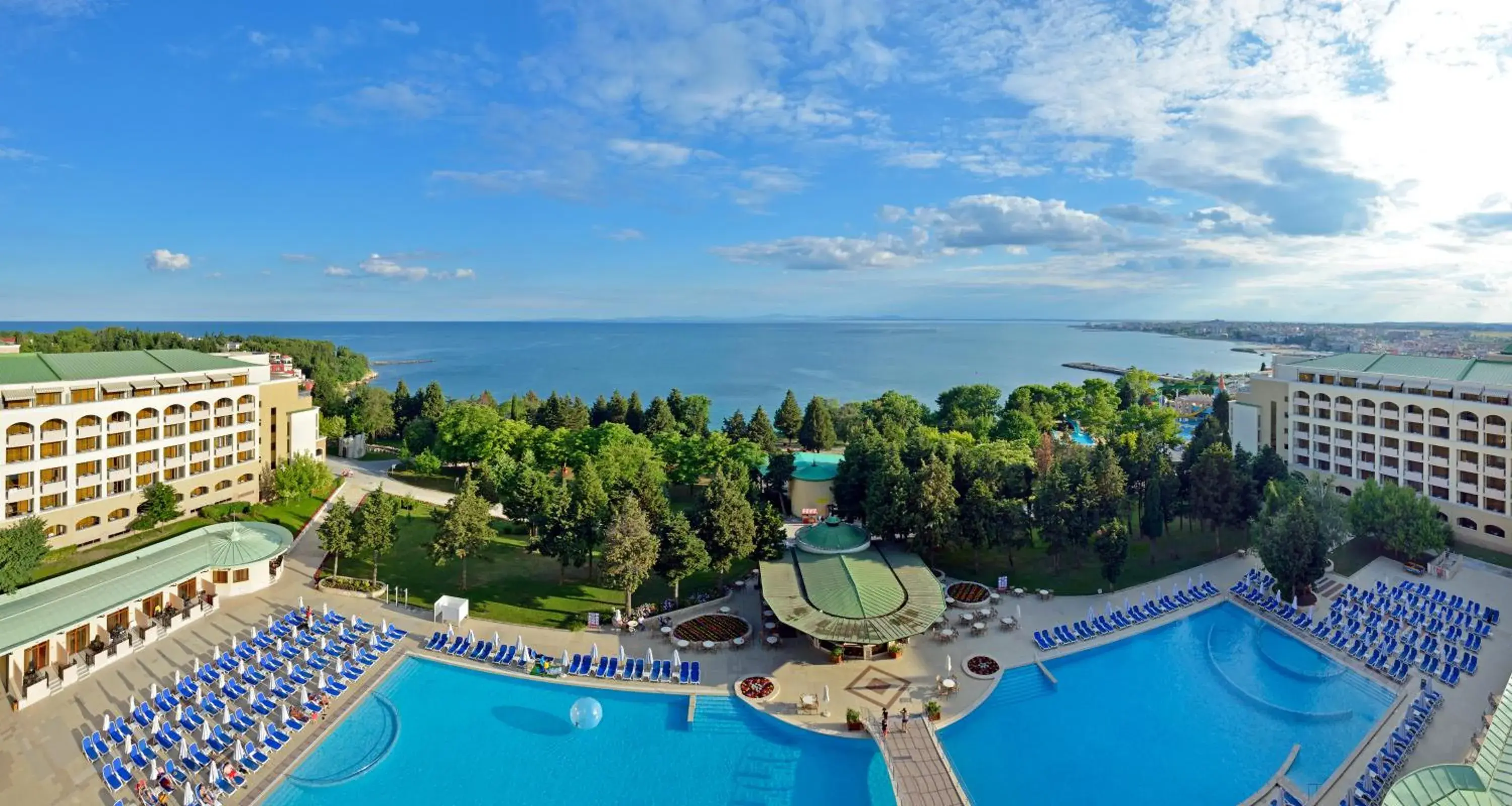 Bird's eye view in Sol Nessebar Palace All Inclusive Bird's eye view in Sol Nessebar Palace All Inclusive