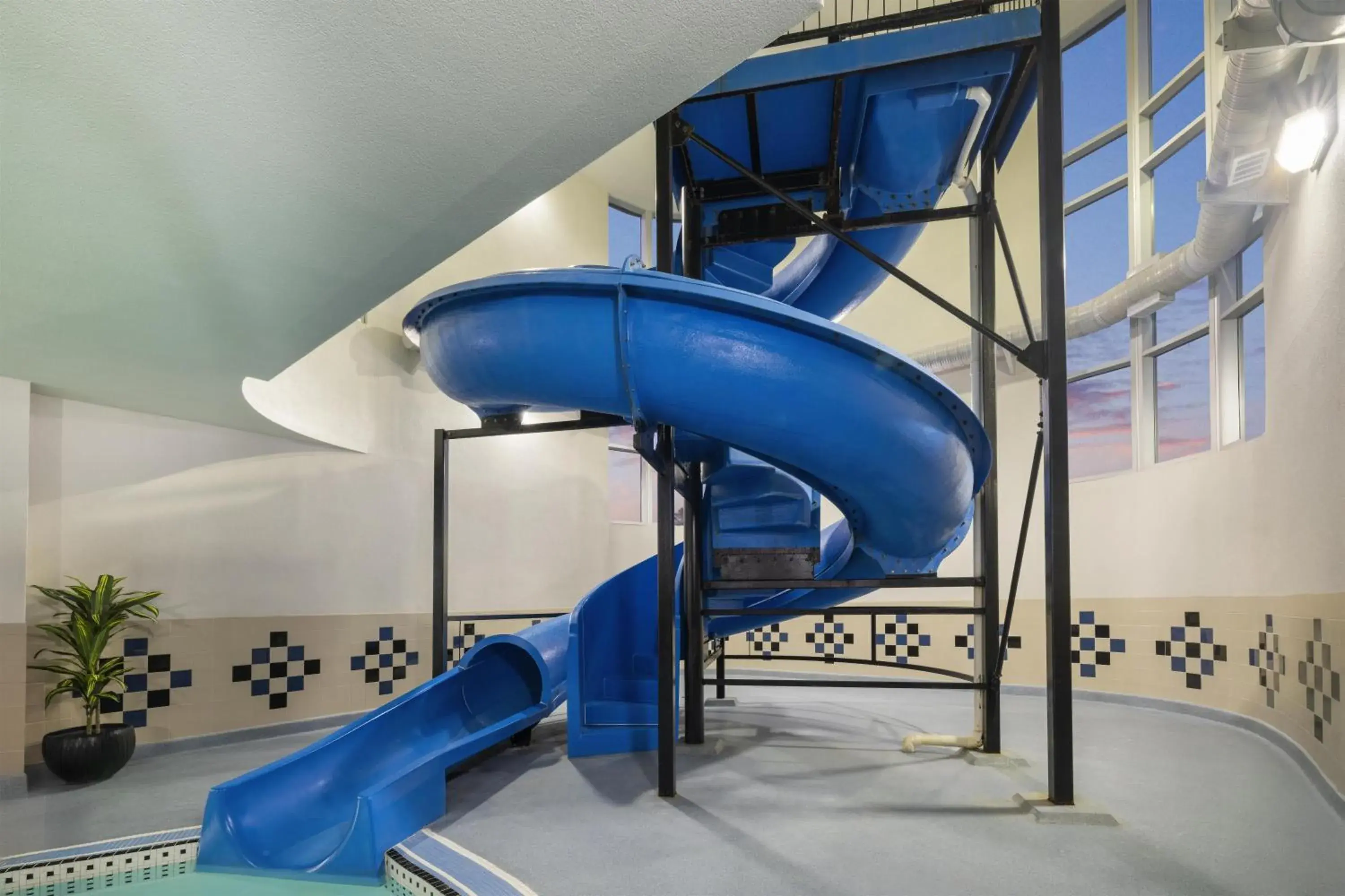 Pool view in Best Western Premier Freeport Inn Calgary Airport Pool view in Best Western Premier Freeport Inn Calgary Airport