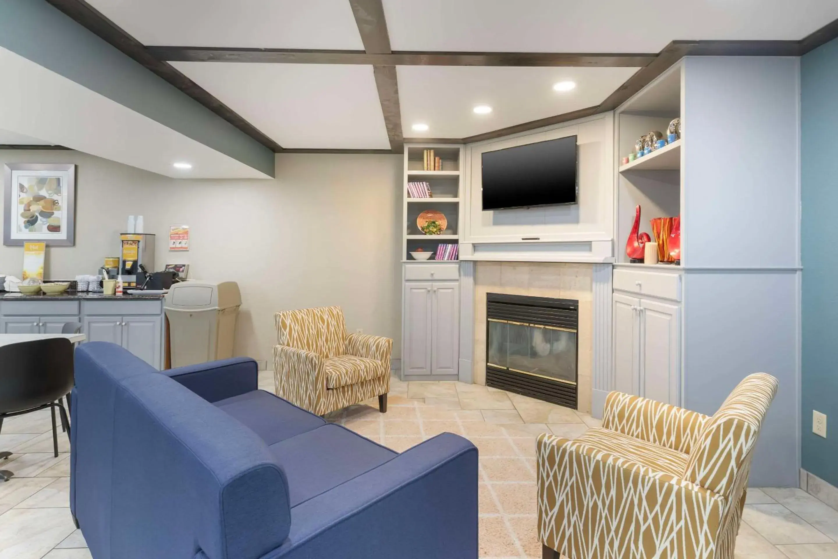 Lobby or reception in Quality Inn Newton at I-80 Lobby or reception in Quality Inn Newton at I-80